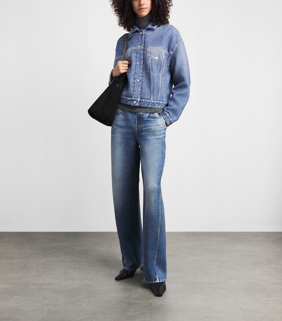 Rag & Bone Womens Miramar Trucker Jacket Sutton Image 2