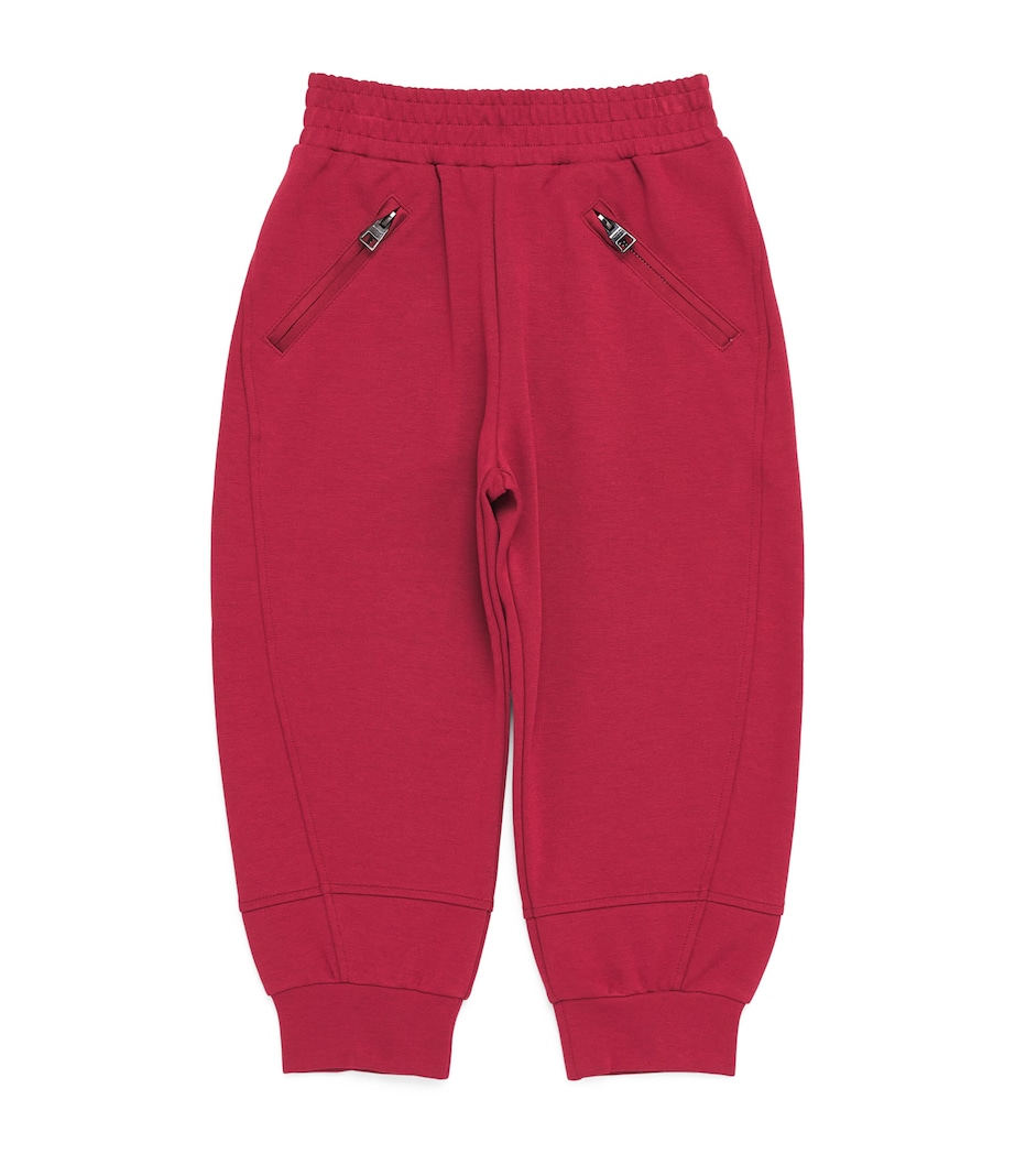 Givenchy Kids Cotton Logo Sweatpants (5-12+ Years) Red Image 1