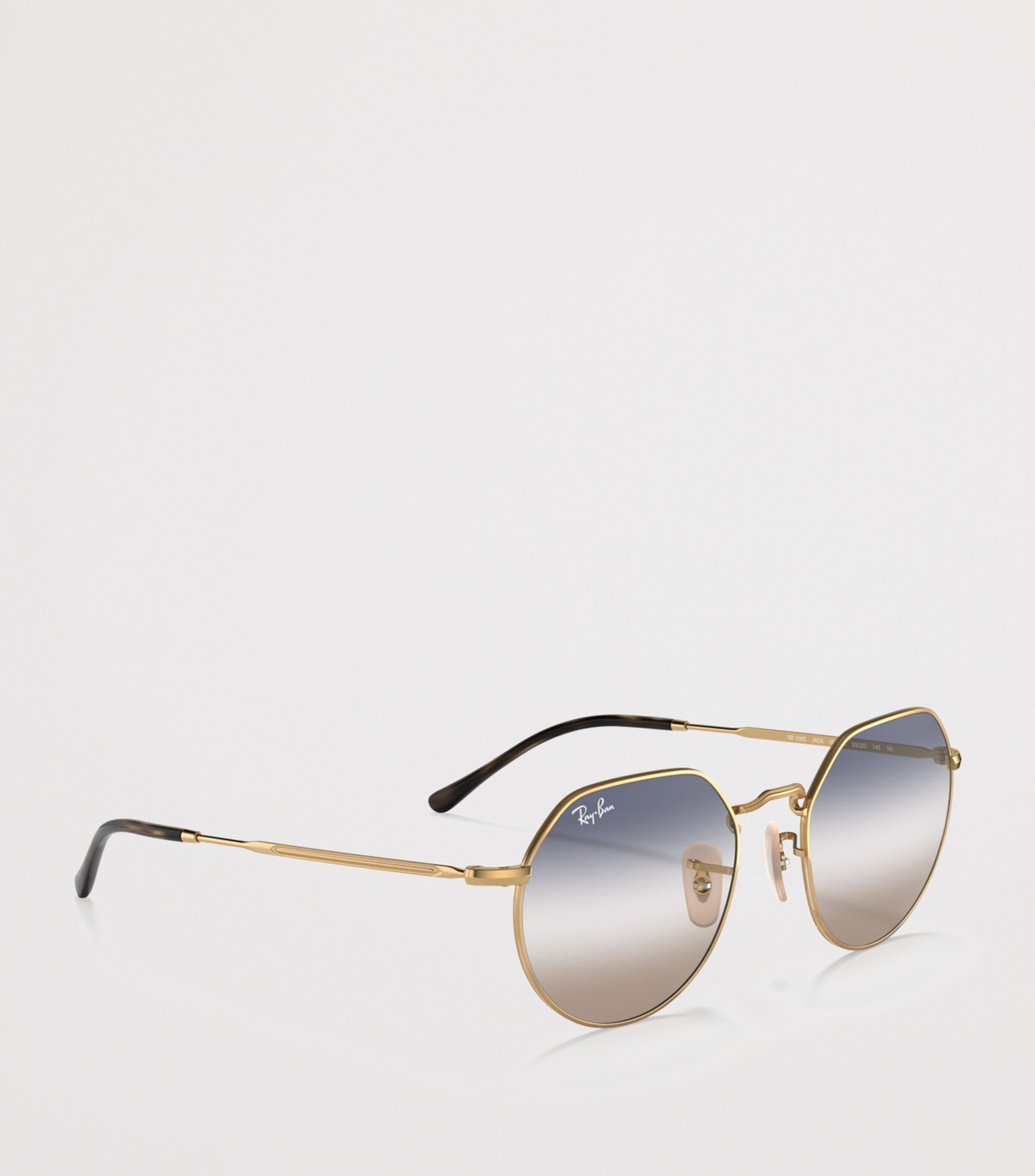 Ray-Ban Metal Jack Round Sunglasses Gold Image 6
