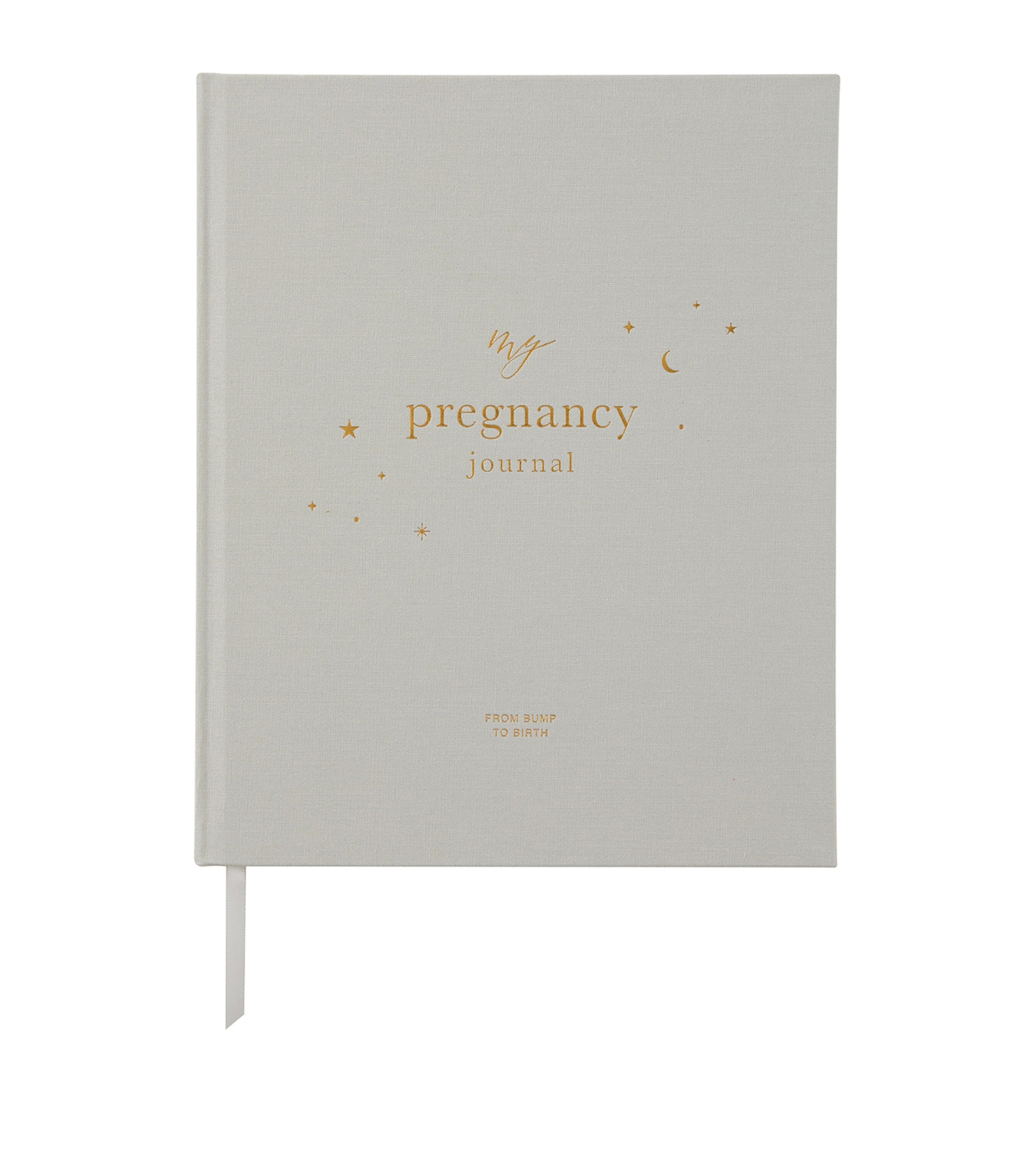 My Pregnancy Journal GREY, GOLD Image 1