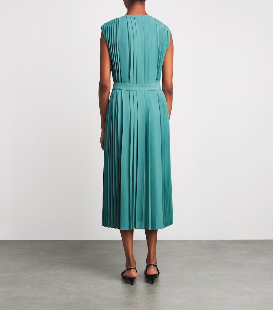 Plissé Davide Midi Dress LAGOON Image 3