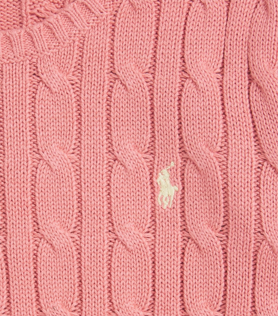 Cotton Cable-Knit Sweater (6-14 Years) DESRTROSE Image 3