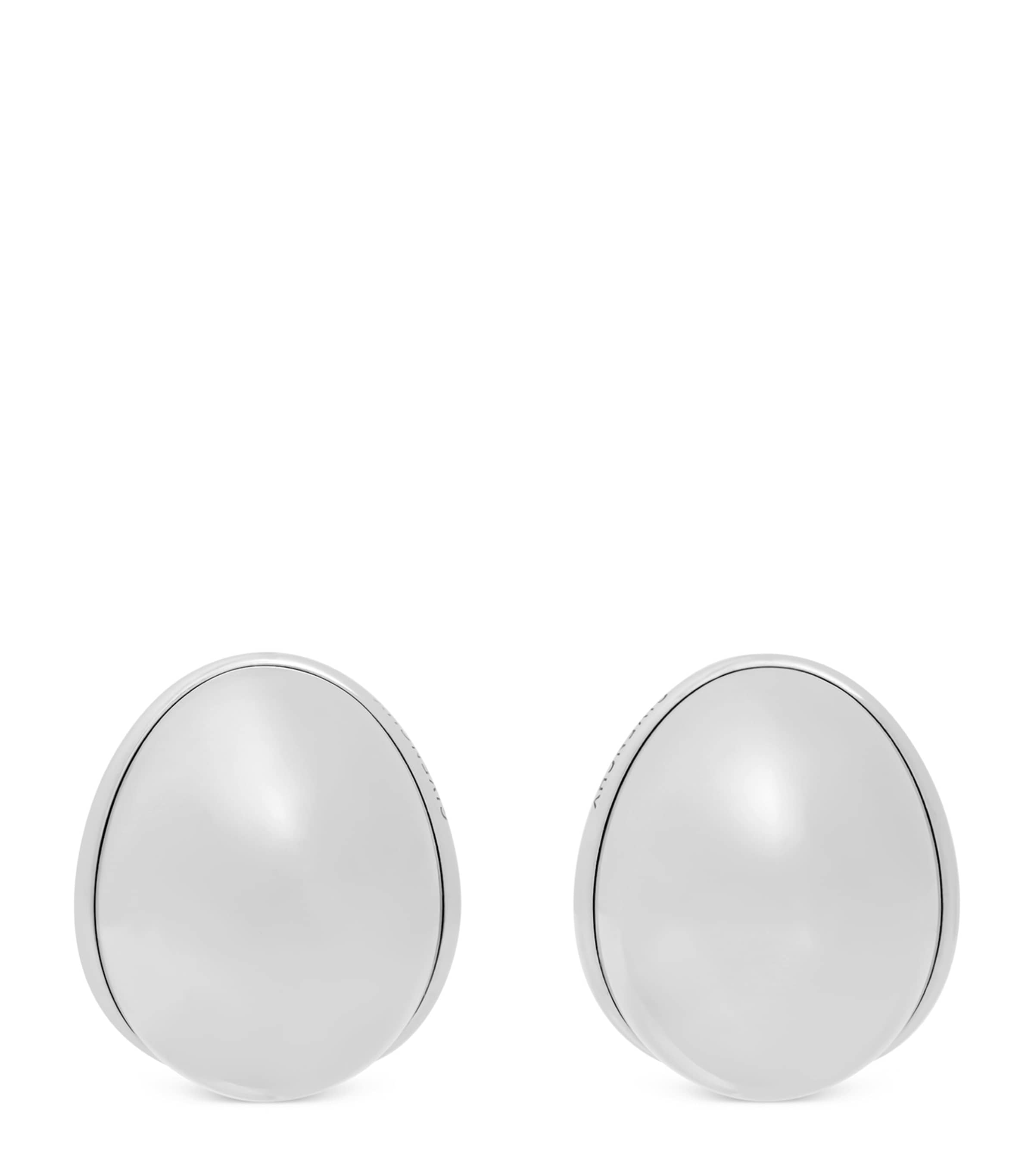 Givenchy Sculpted Cabochon Stud Earrings Image 1