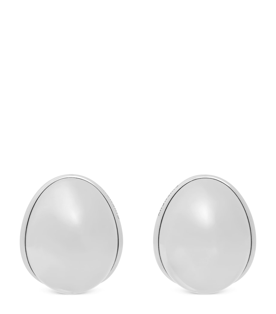 Givenchy Sculpted Cabochon Stud Earrings Image 1