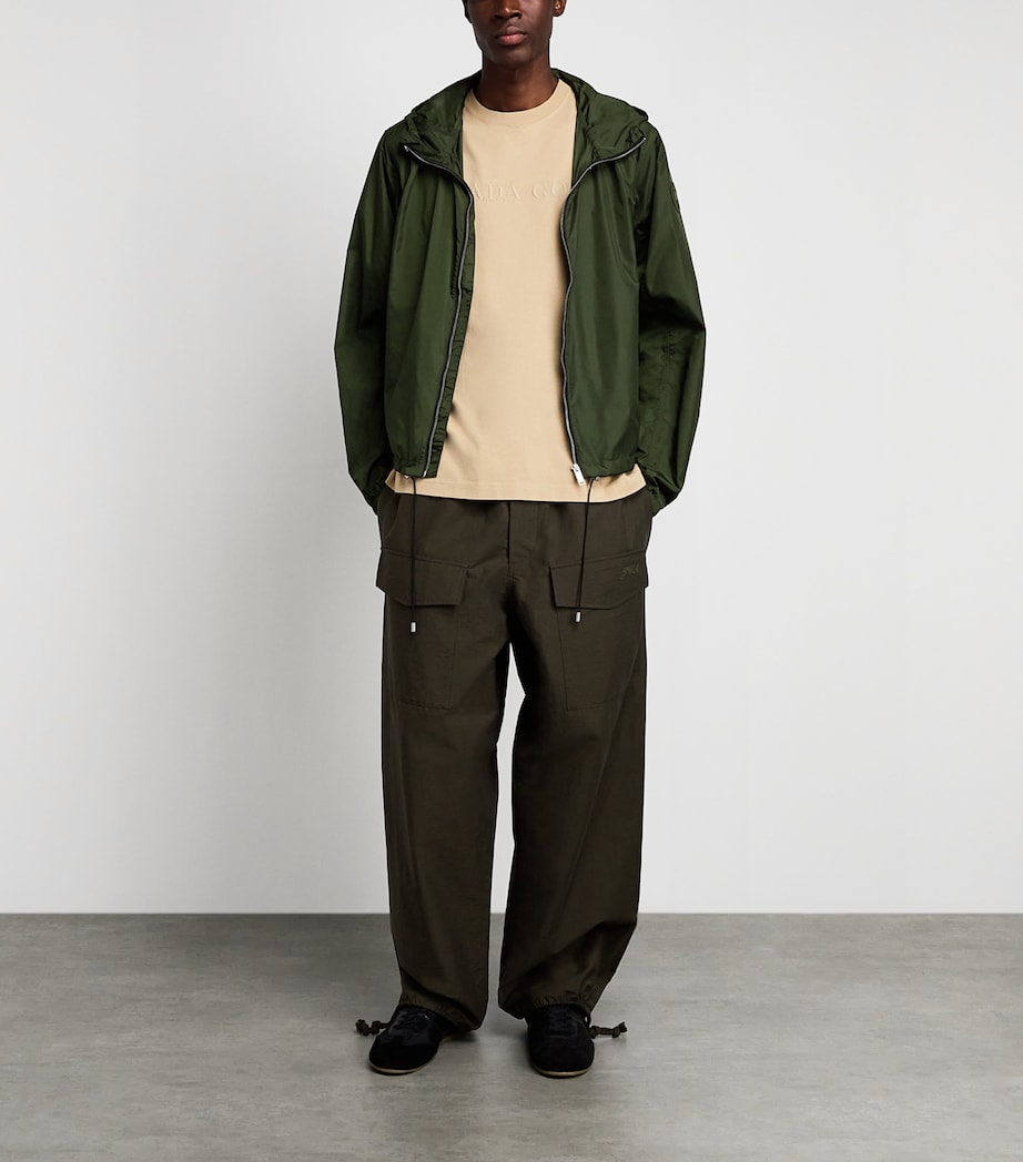 Canada Goose Mens Drift Hooded Jacket Moss Khaki Image 2