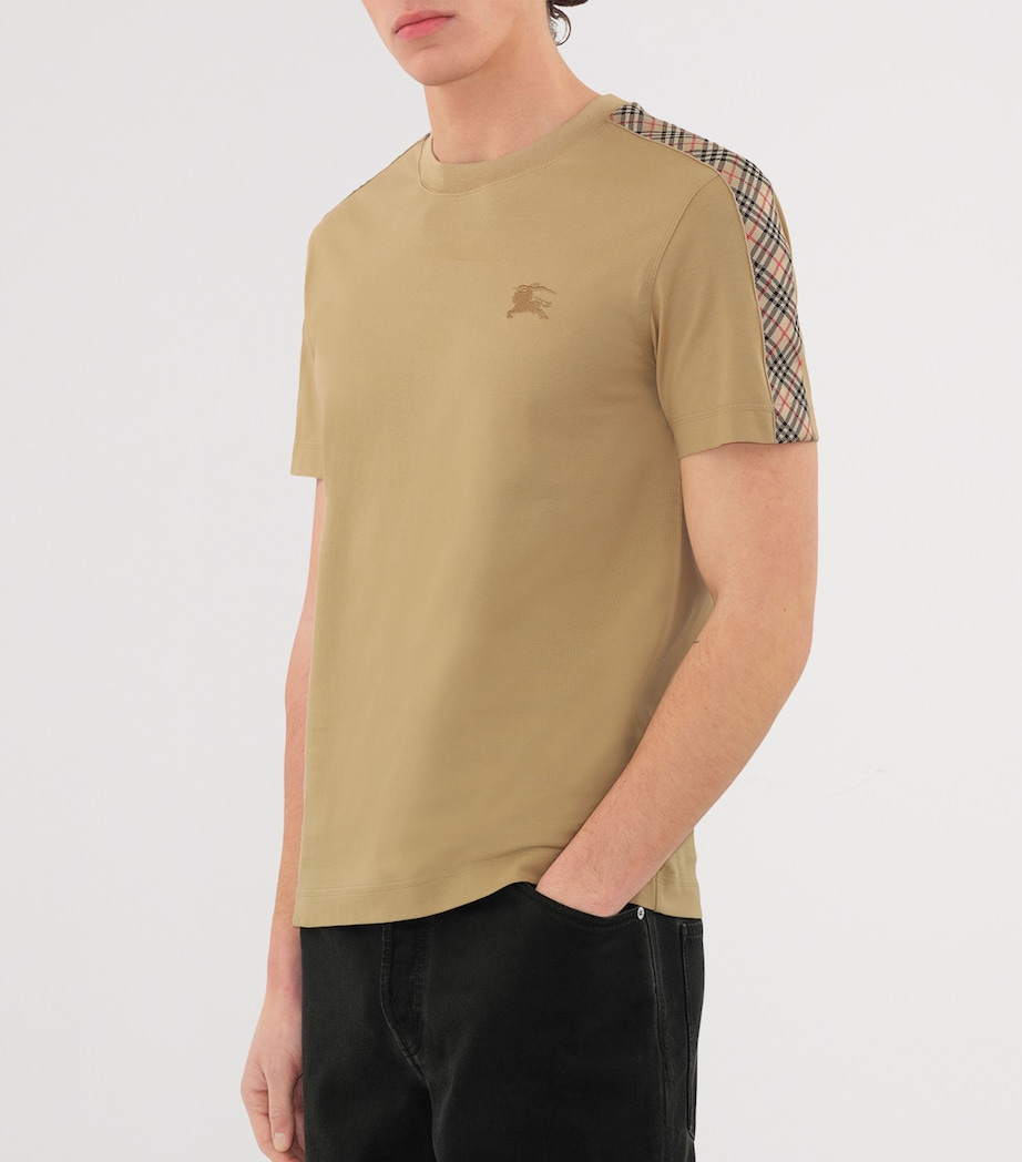 Cotton Equestrian Knight T-Shirt FLAX Image 5