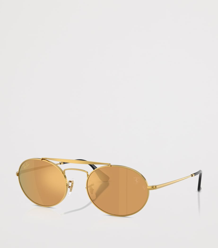 RB3775M Metal Oval Sunglasses F133W4 Image 2