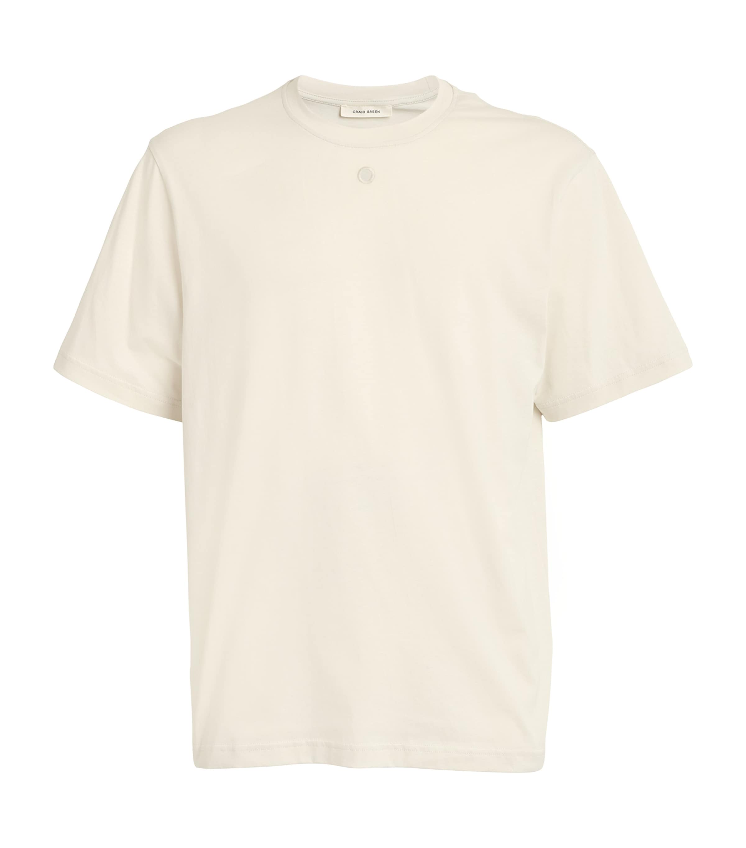 Craig Green Hole-detail T-shirt In White