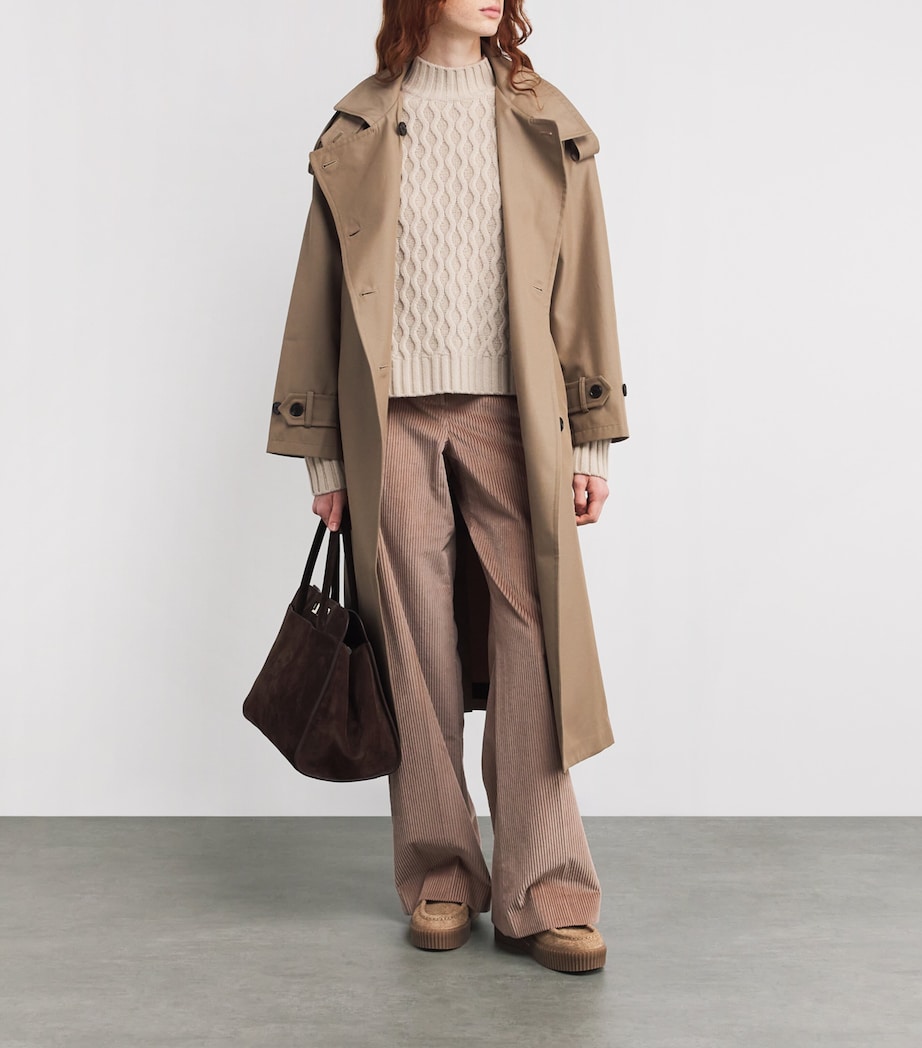 Virgin Wool High-Neck Sweater BEIGE Image 2