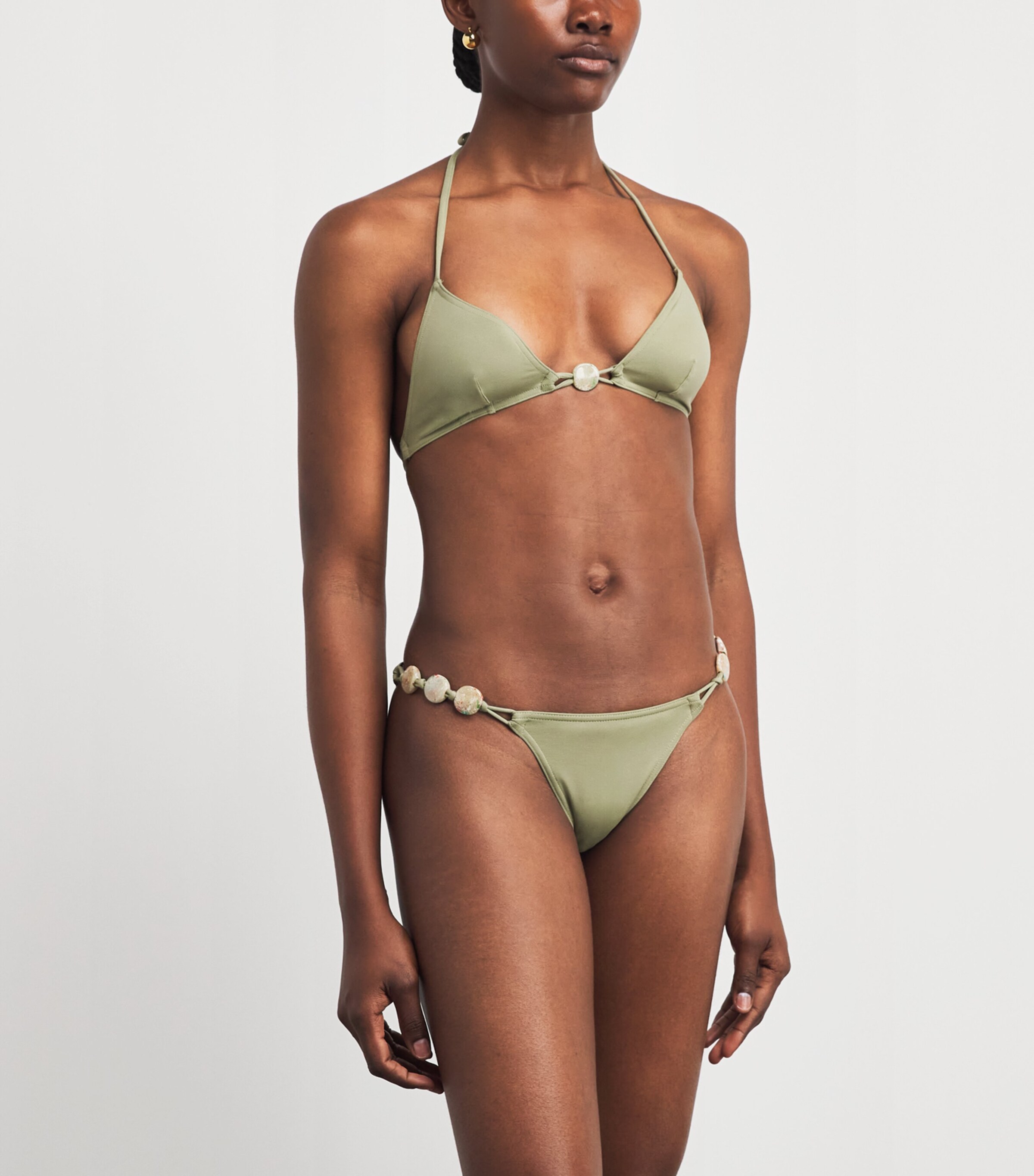 Eres Womens Farrah Bikini Bottoms Alligator Image 2