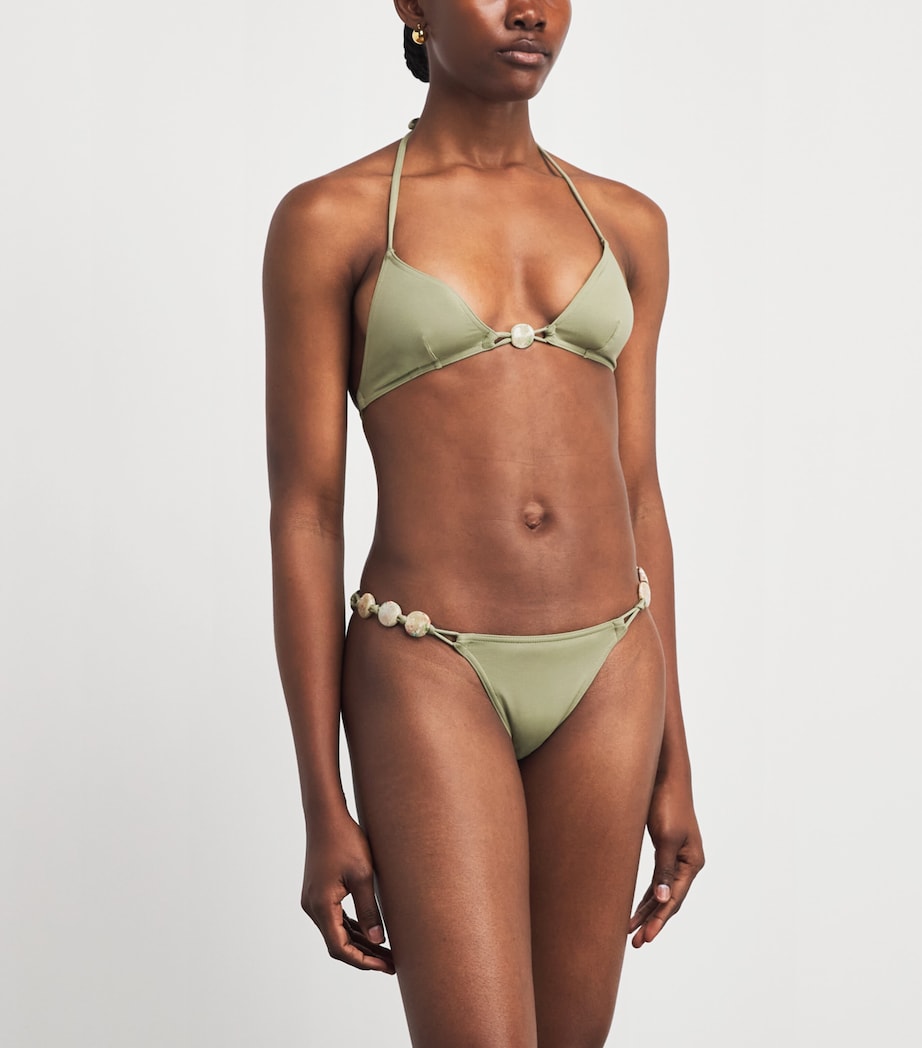 Eres Womens Farrah Bikini Bottoms Alligator Image 2