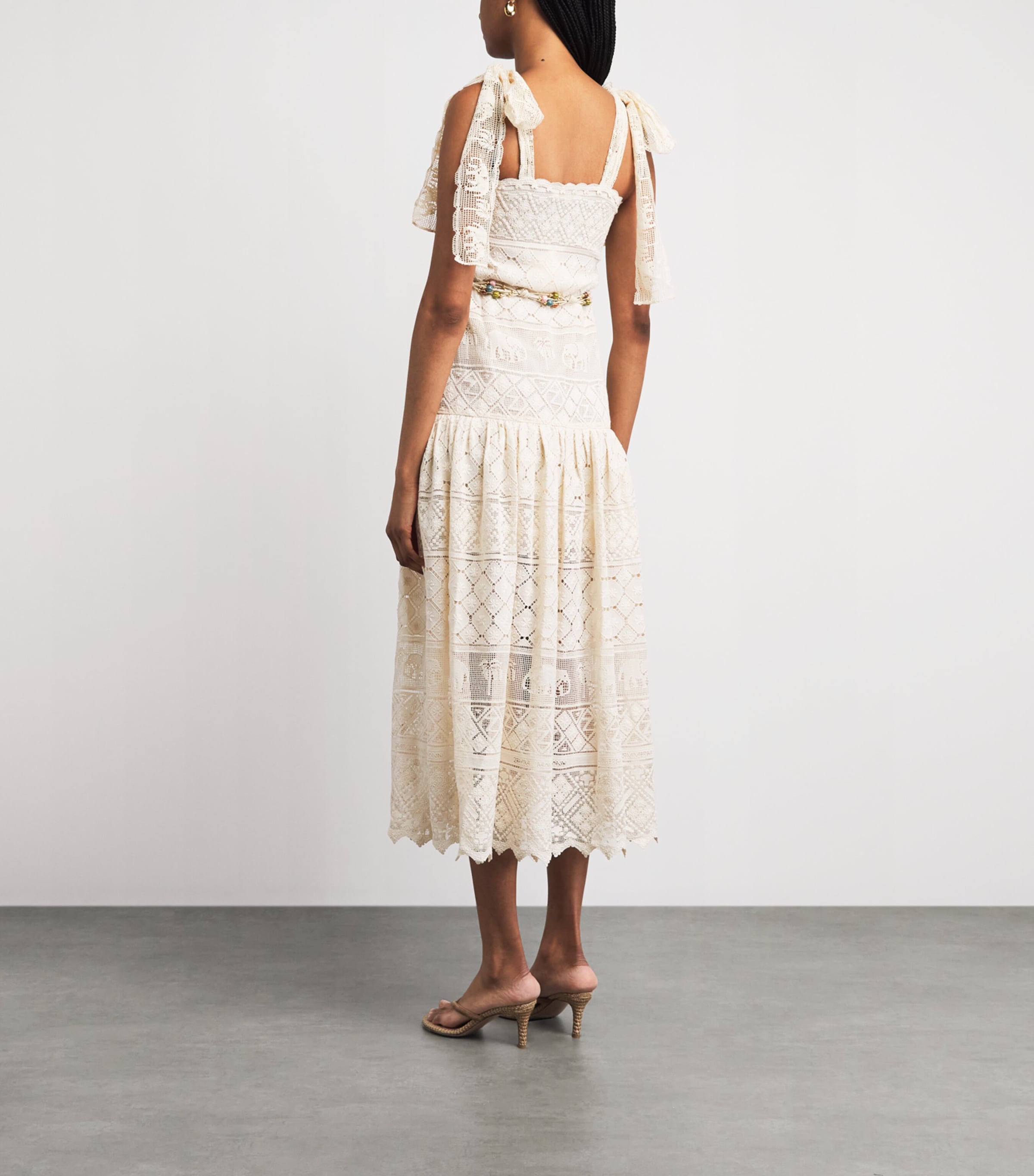 Zimmermann Womens Lace Indra Maxi Dress Tea Image 4