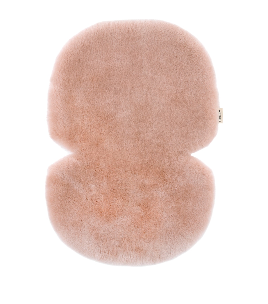 Binibamba Sheepskin Snuggler Rose Image 1
