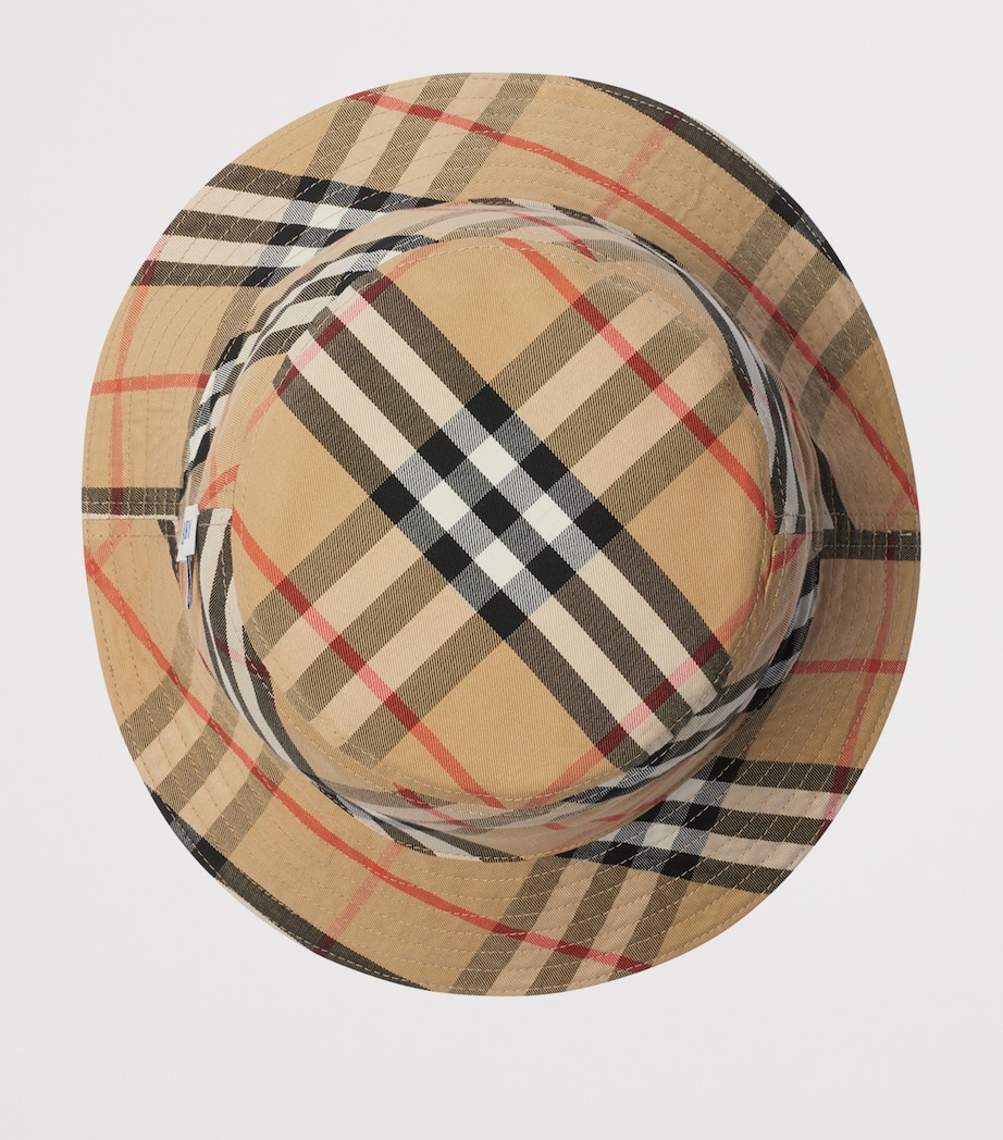 Gabardine Reversible Bucket Hat BLACK / SAND Image 4