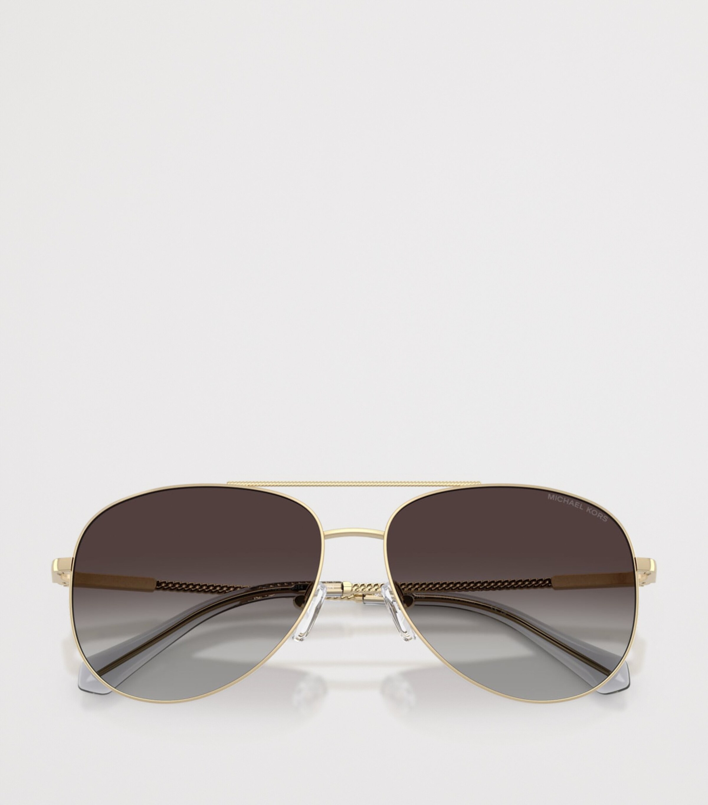 Michael Kors Perledo Pilot Sunglasses Gold Image 5