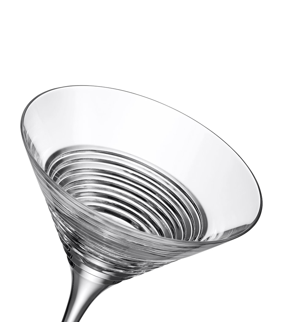 Set of 4 Crystal Mixologist Martini Glasses CLEAR Image 2