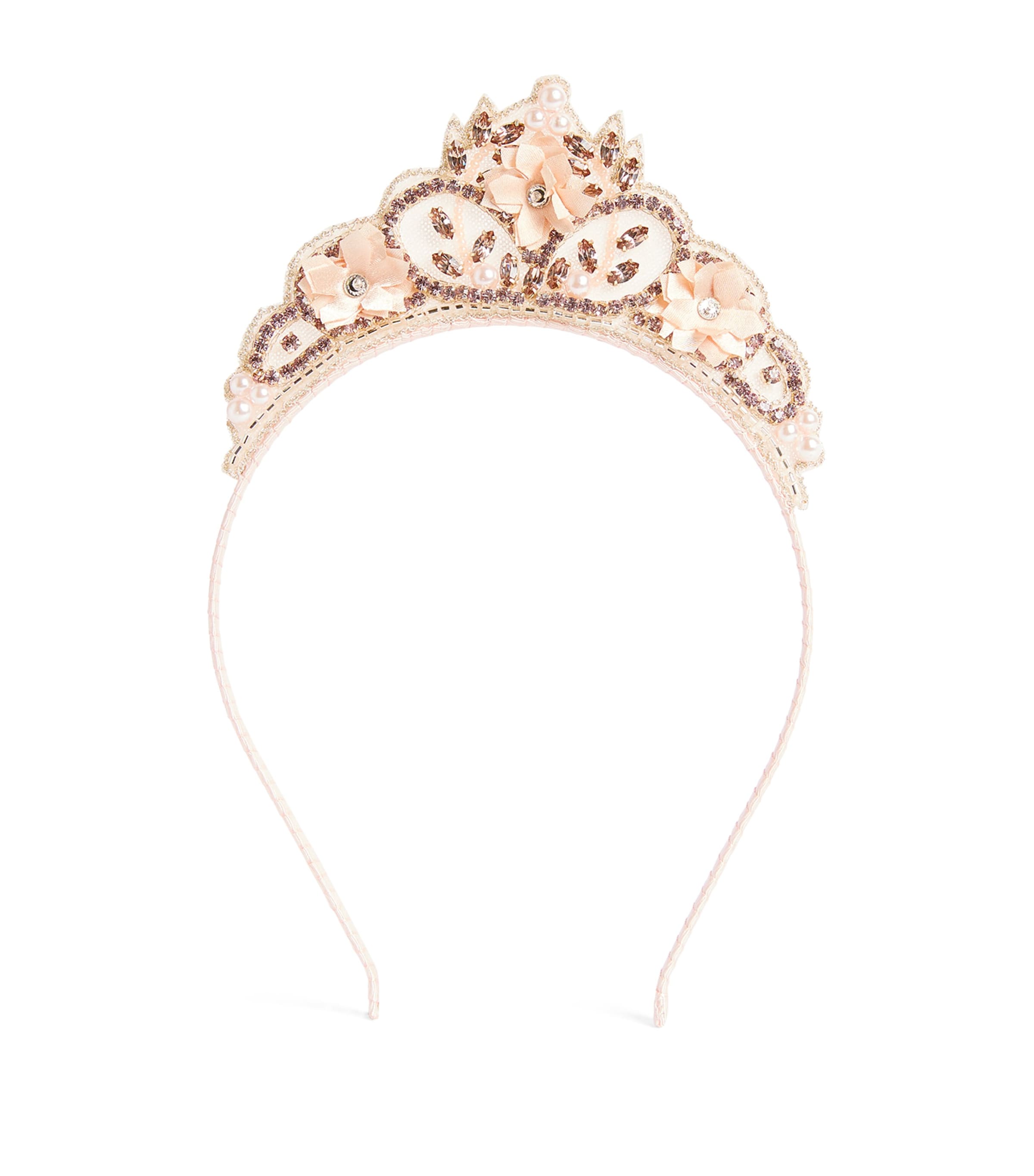 TUTU DU MONDE EMBELLISHED PRINCESS OF HEARTS TIARA HEADBAND 