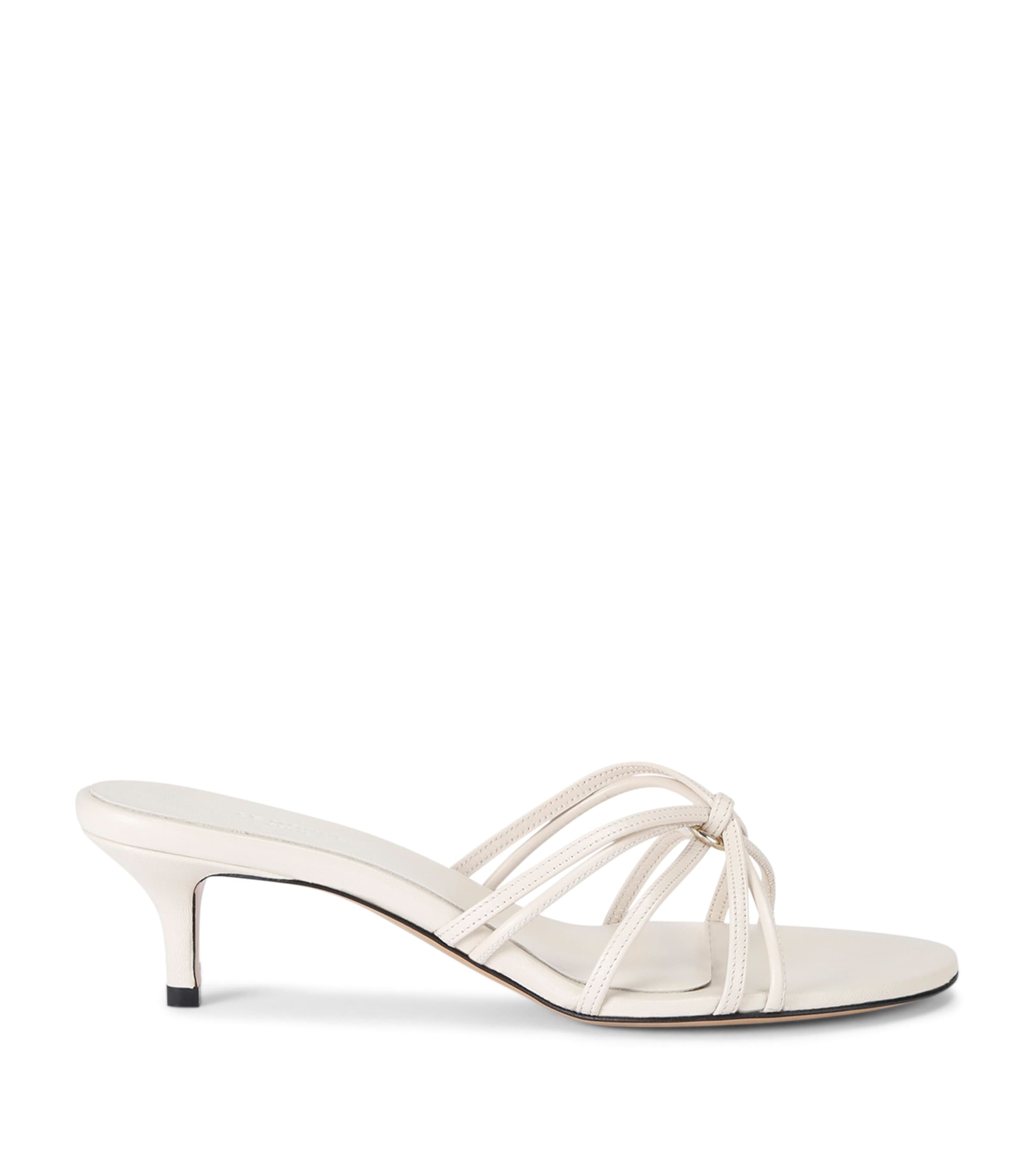 Le Monde Beryl Leather Kitten Heels 50 | Women Shoes | Heels | Sandals | Mules | Heeled Mules | Kitten Heel Mules | Designers | Le Monde Beryl