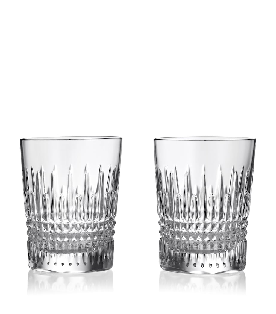 Set of 2 Lismore Diamond Tumblers (310ml) CLEAR Image 1