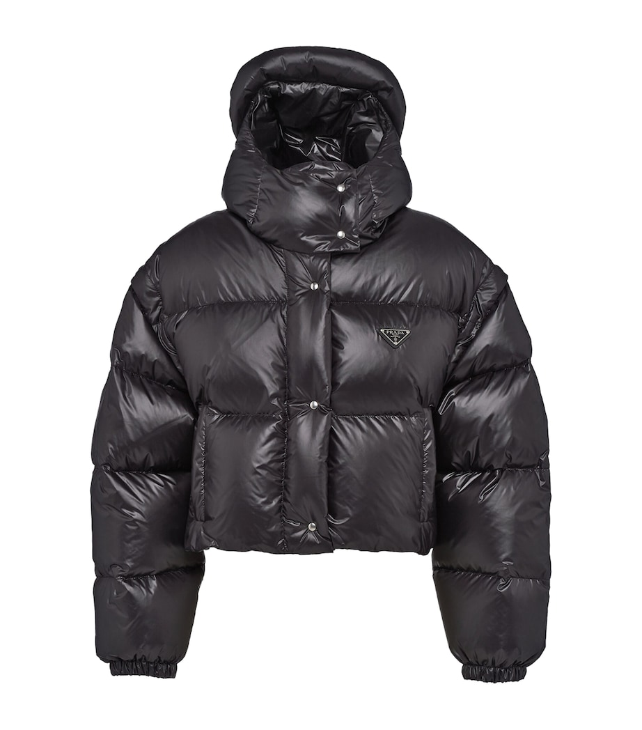 Crop Re-Nylon Puffer Jacket F0002 Image 1