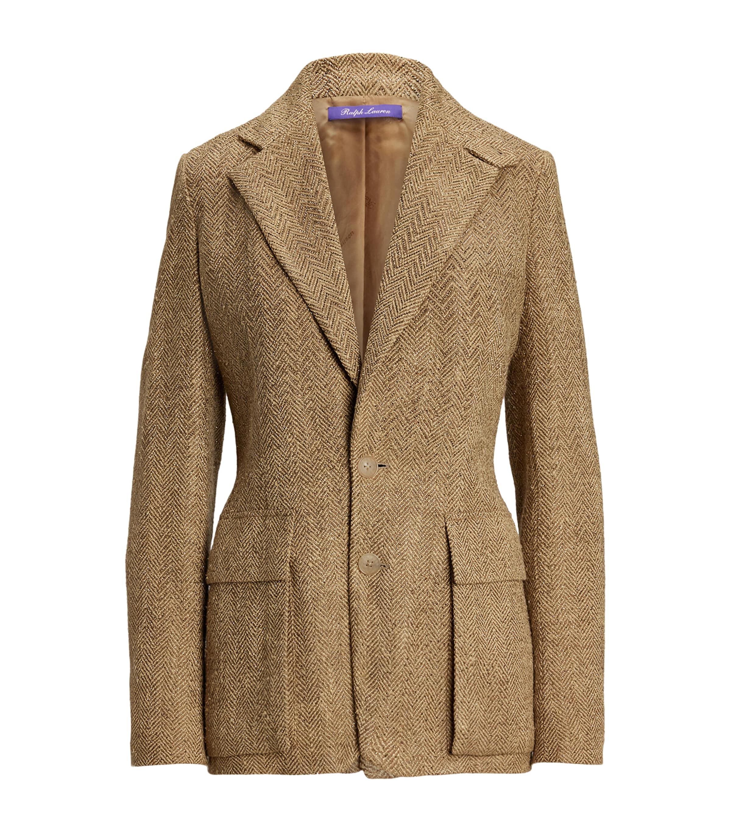 Polo Ralph Lauren Silk-linen Preston Jacket In Beige
