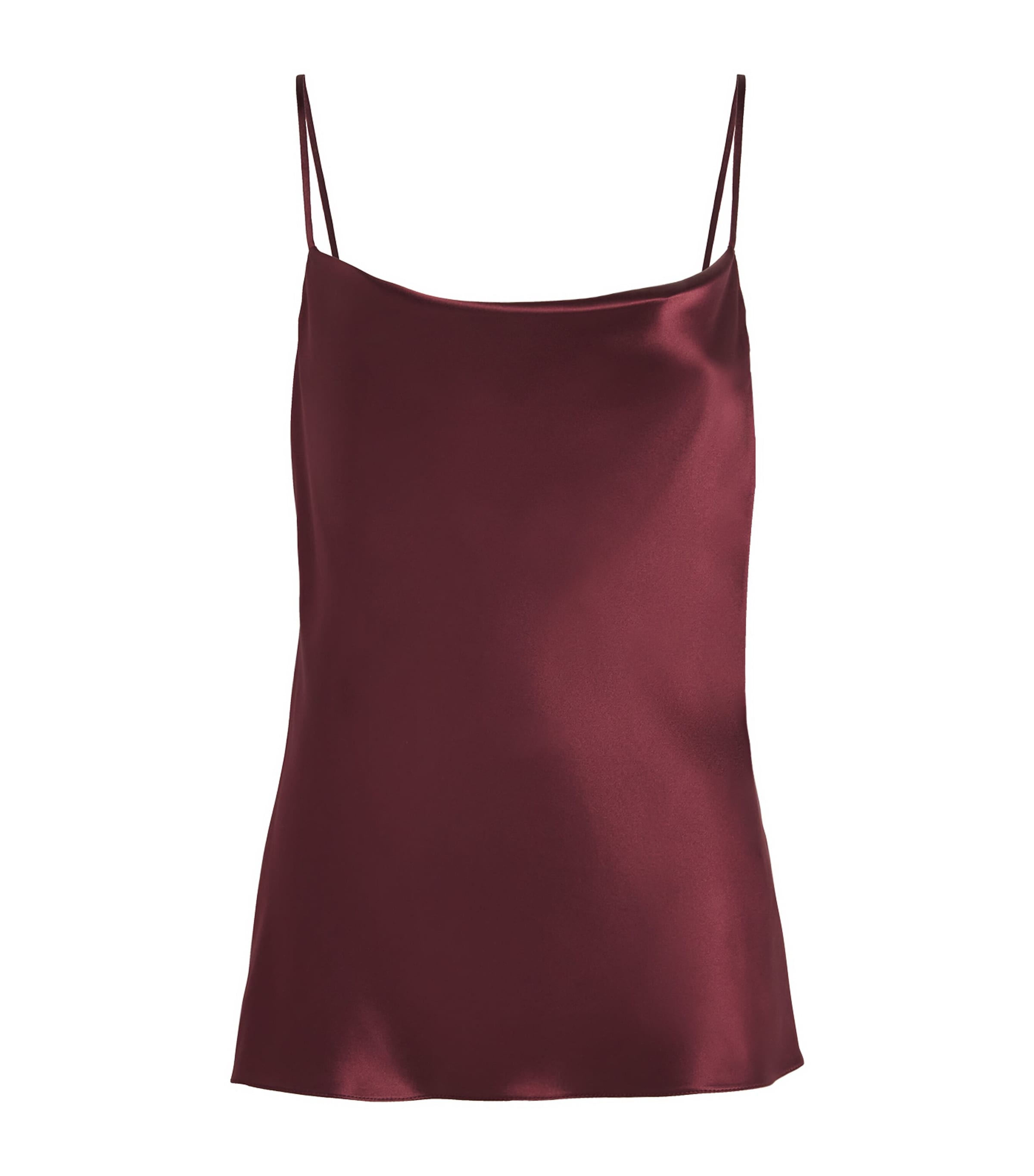 Shop Laura Pitharas Cowl-neck Cami Top In Purple