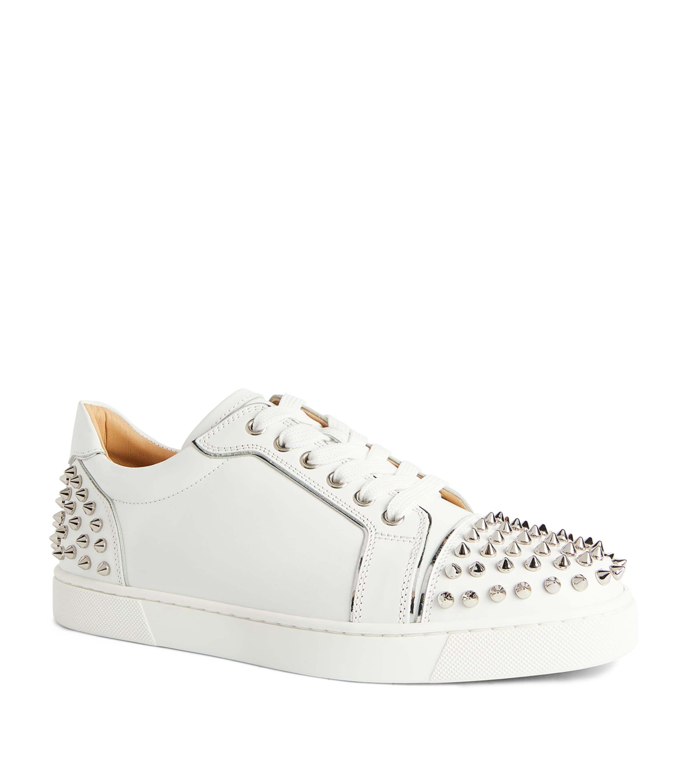 Christian Louboutin Vieira 2 White Leather Sneakers
