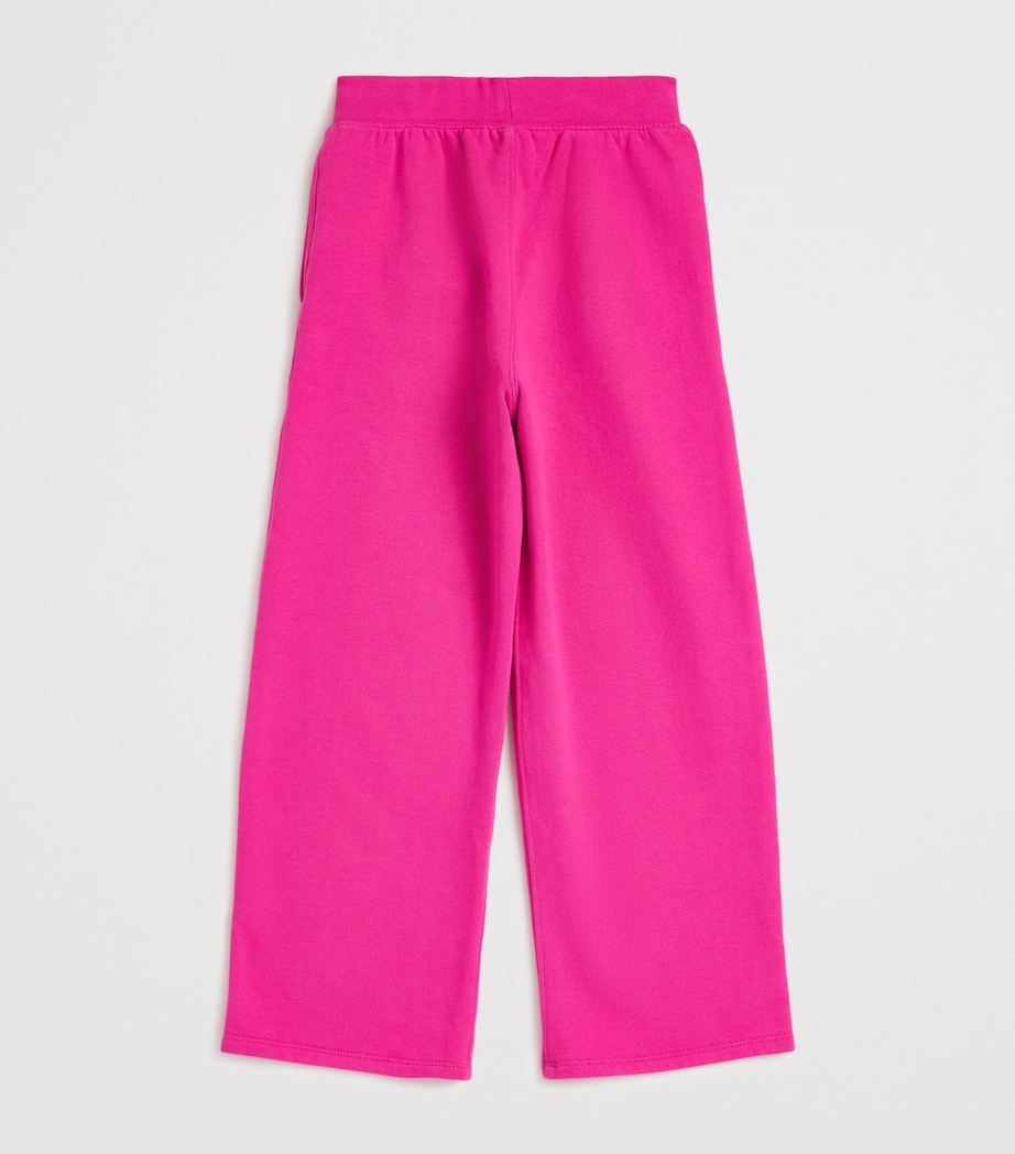 Cotton-Blend Wide-Leg Sweatpants (7-14 Years) COLGE PINK Image 2