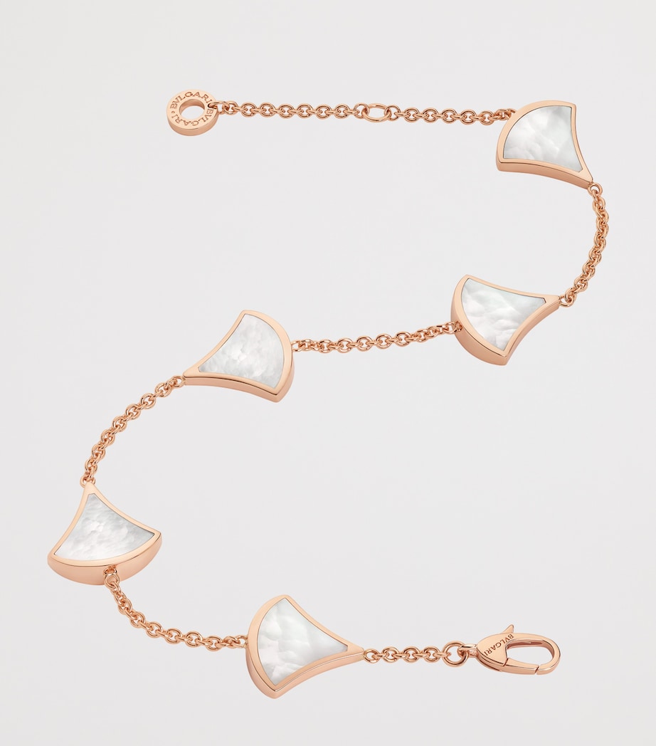 Bvlgari Rose Gold and Mother-of-Pearl Divas’ Dream Bracelet Rose Gold Image 2
