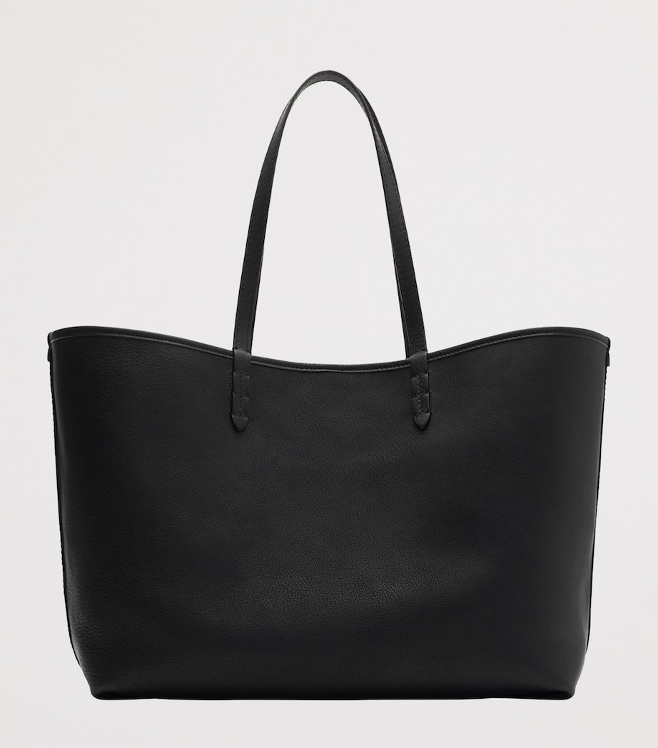 Leather Highlands Tote Bag BLACK Image 4
