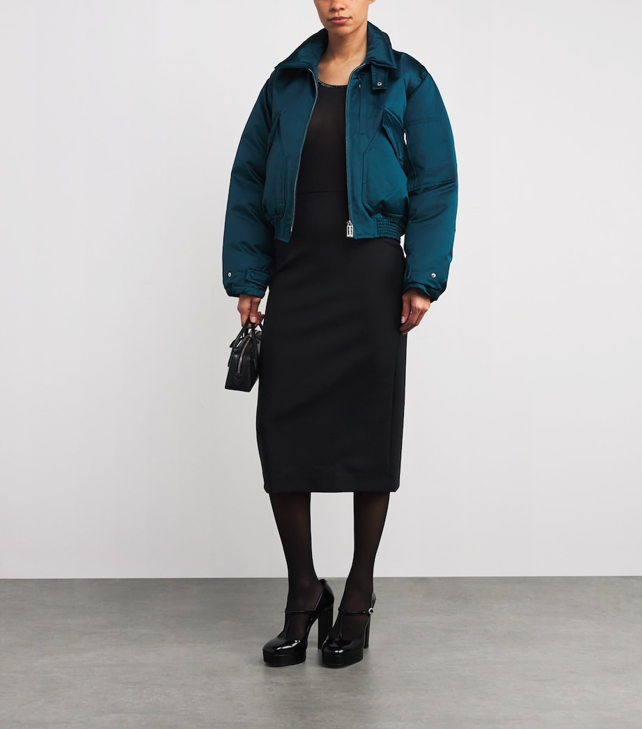 Crystal-Embellished String Bodysuit 8361 BLACK/JET Image 4