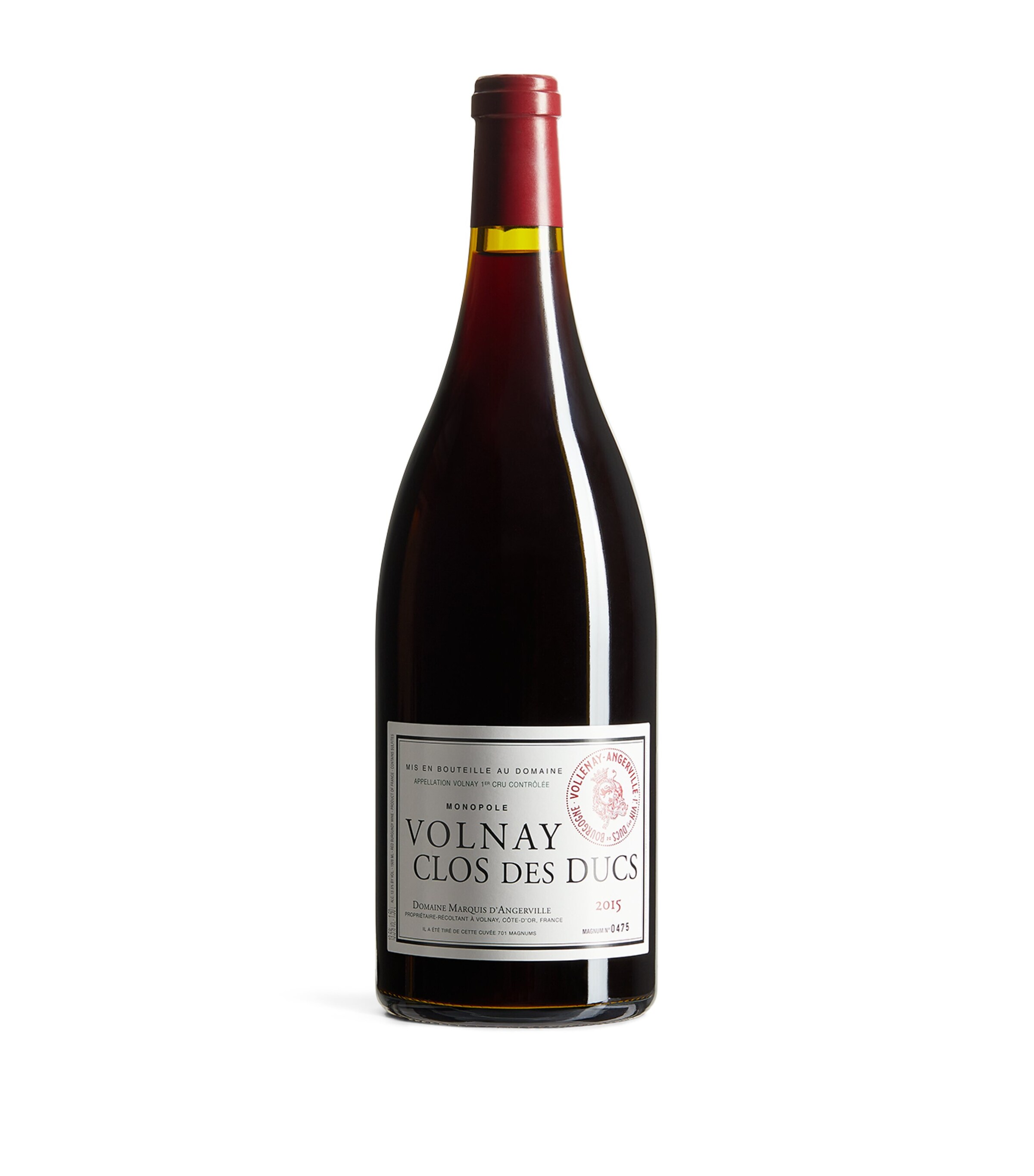 Domaine Marquis D'Angerville Clos des Ducs 2015 Magnum (150cl) – Burgundy, France Image 1