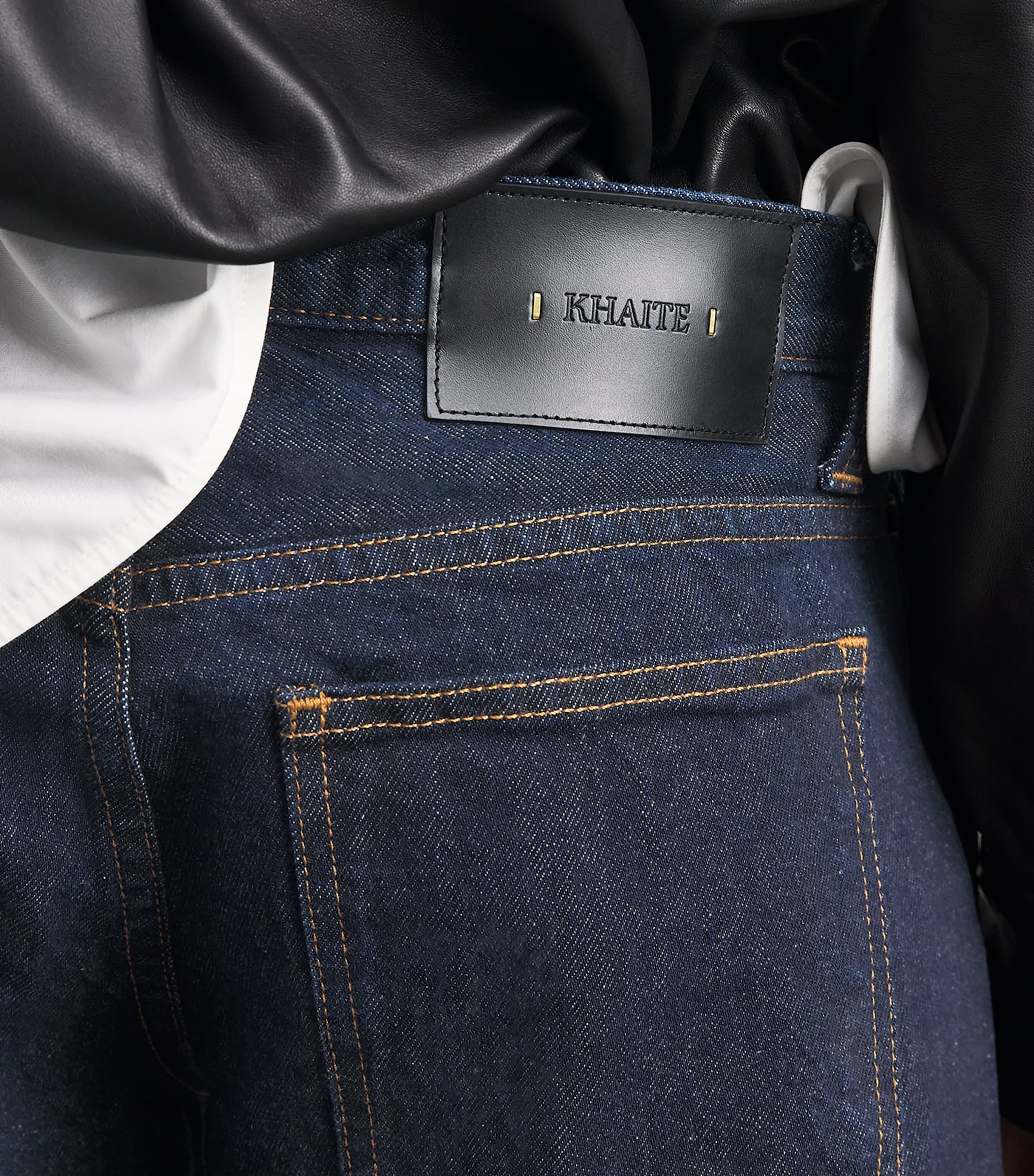 Khaite Womens Karo Straight Jeans Benson Image 3