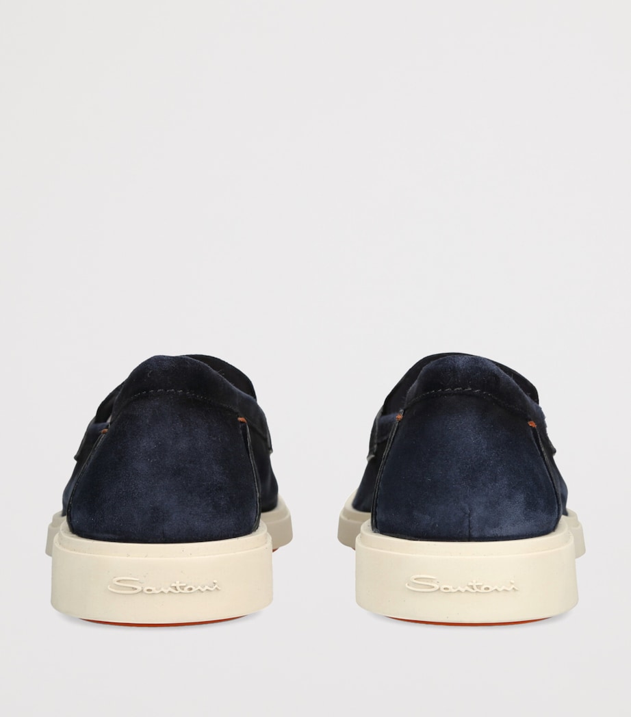 Suede Revolve Loafers NAVY Image 2
