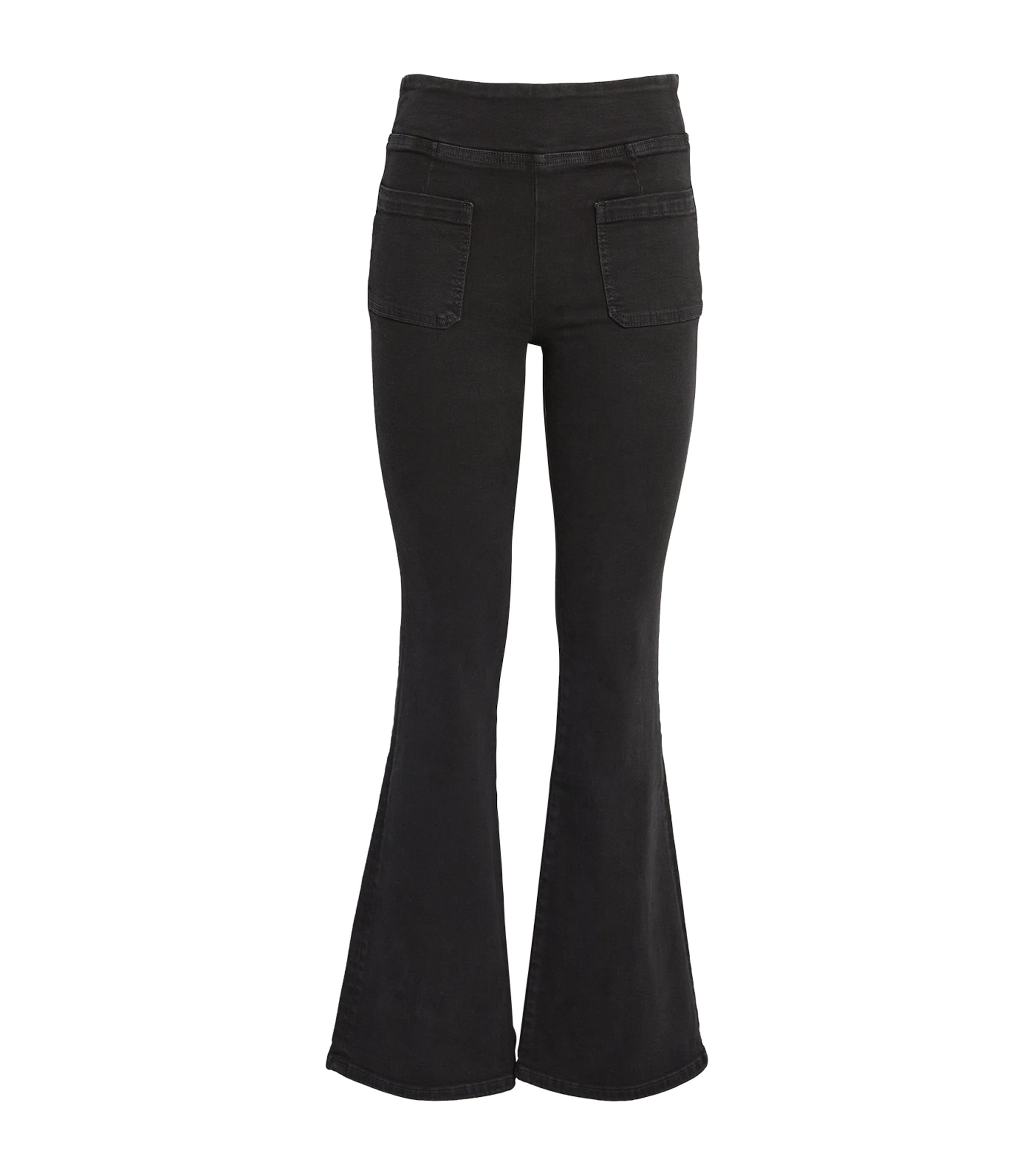 Shop Frame The Bardot Jetset Jeans In Black