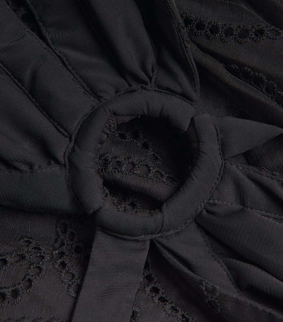 Patricia Tiered Maxi Dress BLACK A001 Image 5