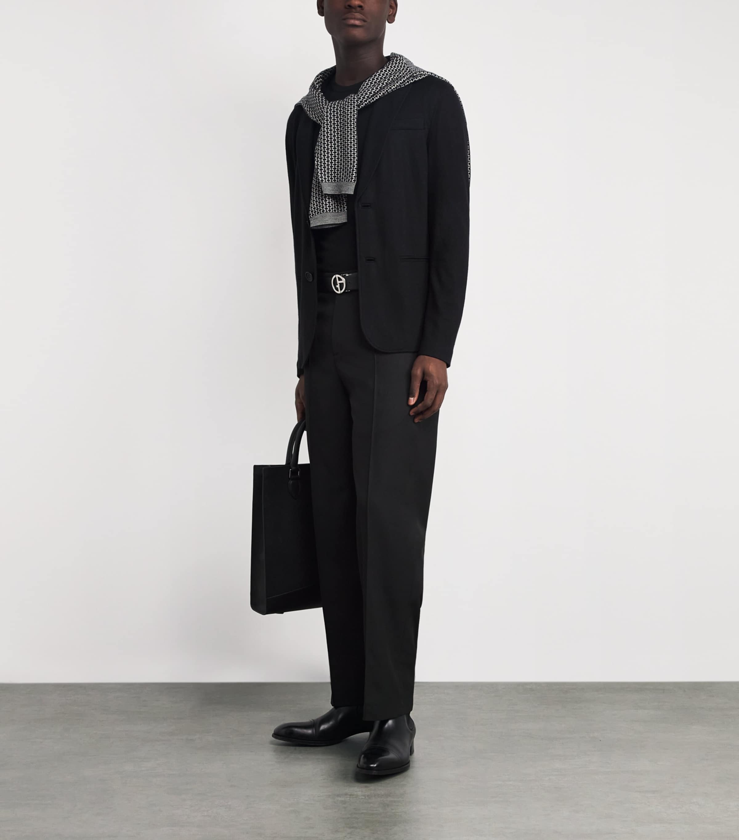 Cashmere Single-Breasted Blazer UC99 Image 2