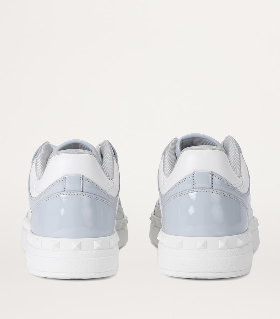 Valentino Garavani Leather Freedots Low-Top Sneakers White/oth Image 2