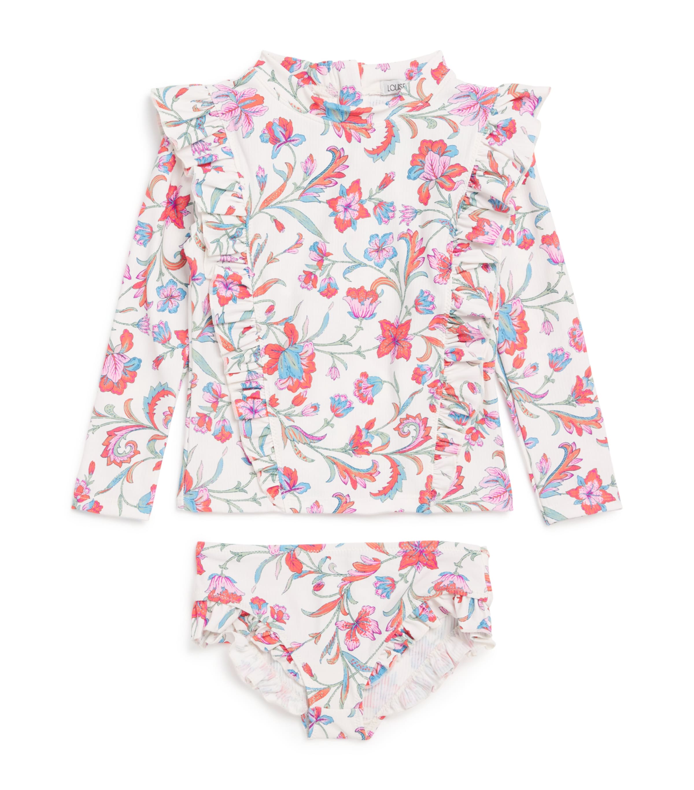 Floral Yanika Tankini and Shorts Set (3-10 Years) CREAM FLORAL HAVEN Image 1