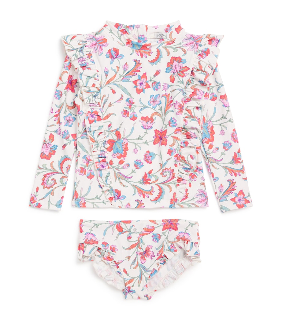 Floral Yanika Tankini and Shorts Set (3-10 Years) CREAM FLORAL HAVEN Image 1