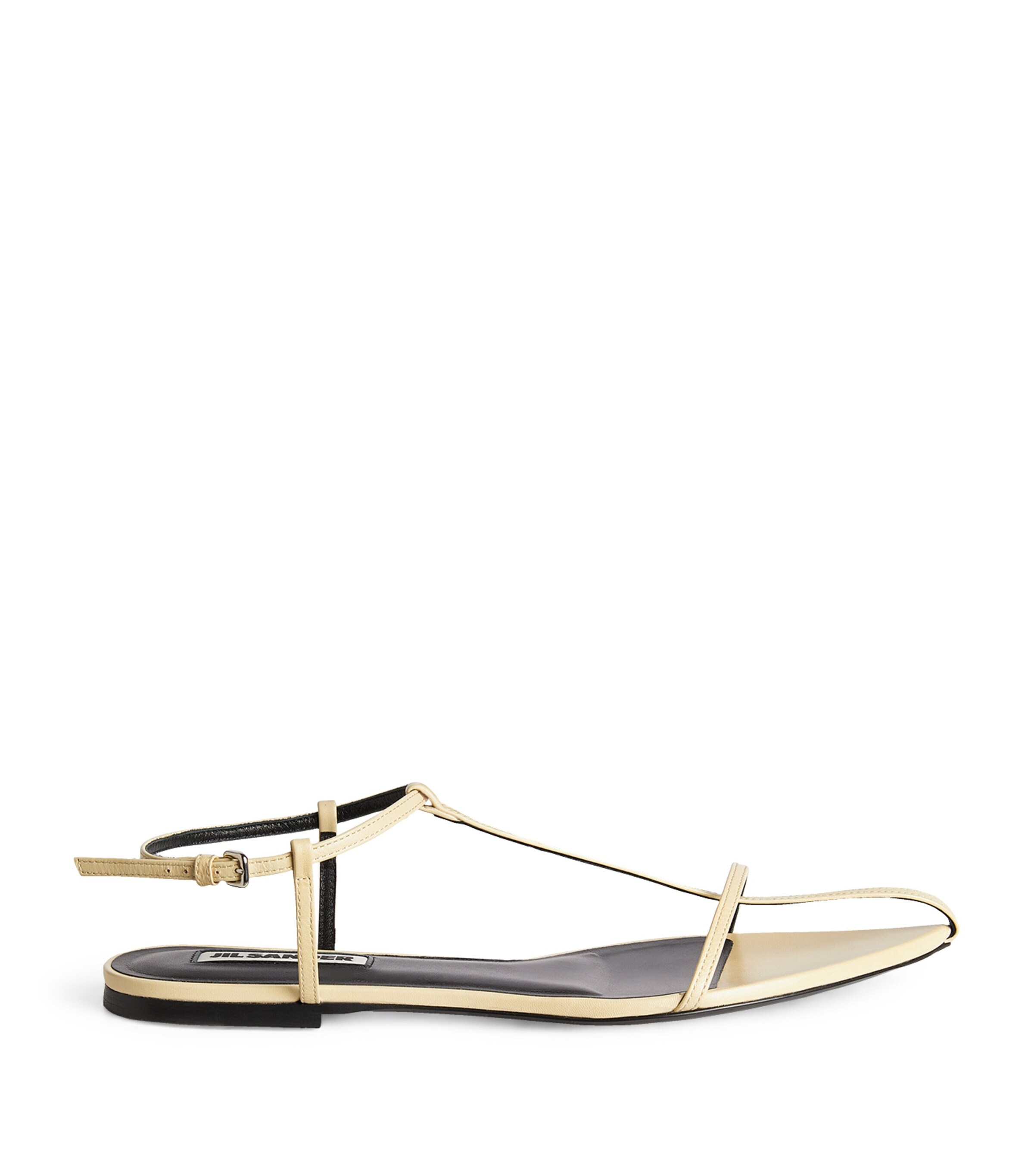 Jil Sander Leather Pointed Sandals | Holiday Shop | Womens | Women Shoes | Sandals | Flat Sandals | Designers | Jil Sander