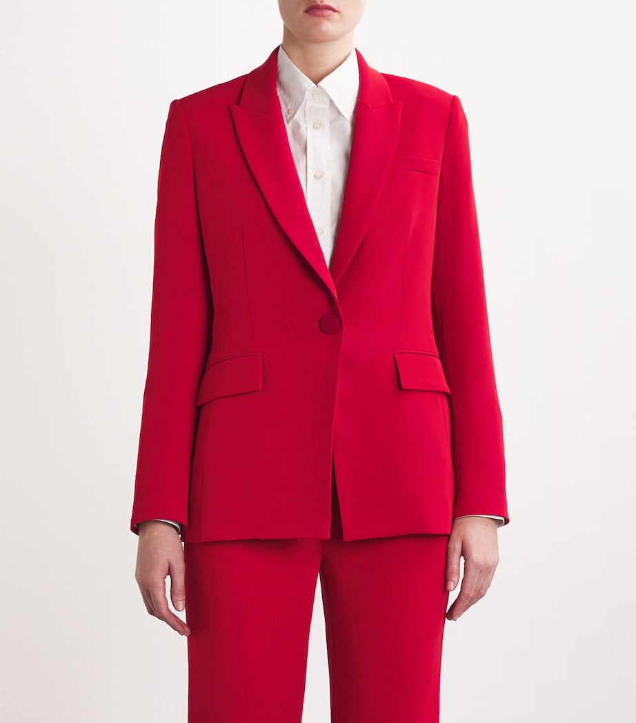 Long and Lean Dickey Blazer R0023 CRIMSON Image 3