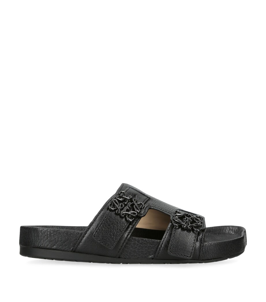 Leather Ease Sandals BLACK Image 1
