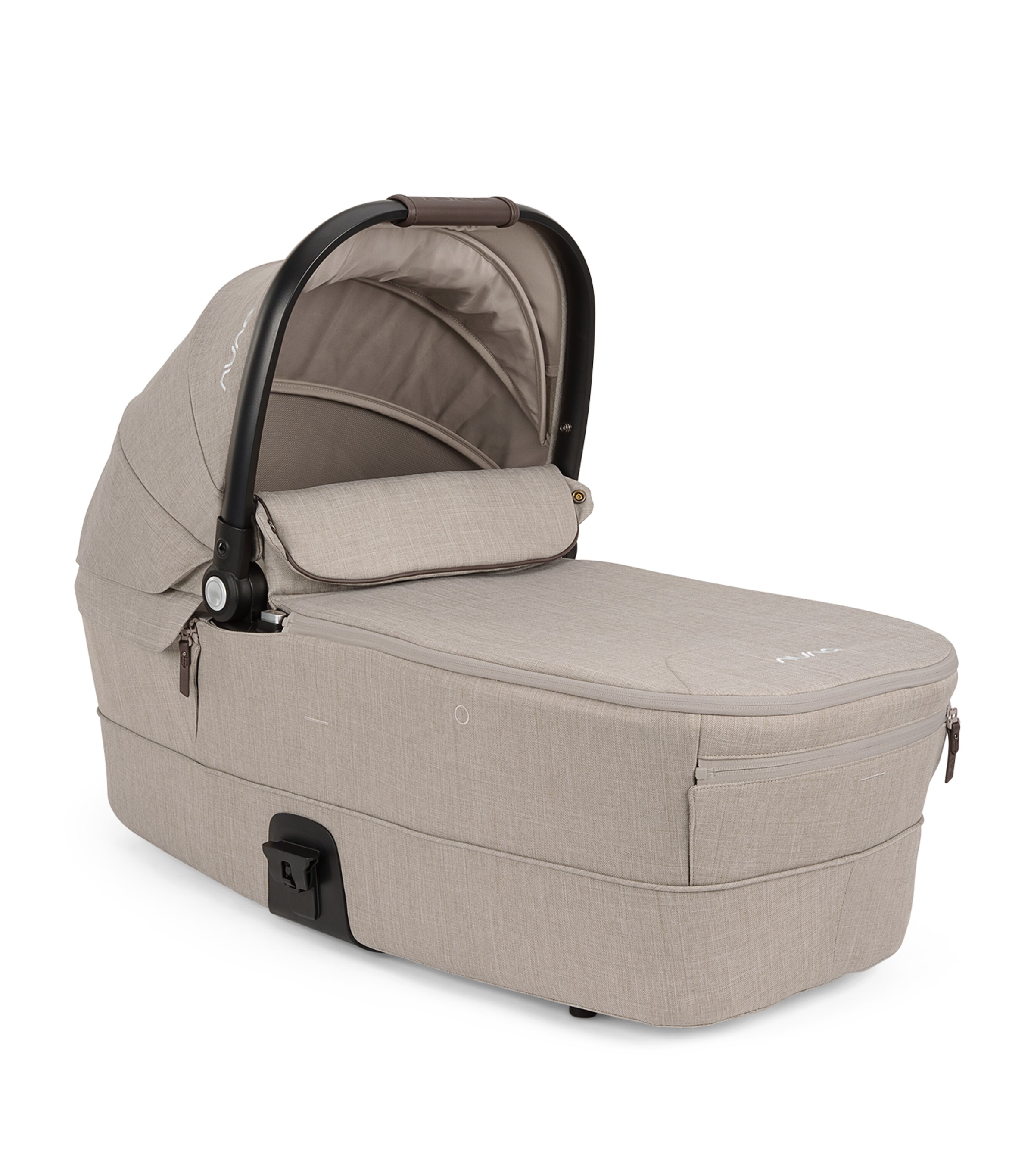 Nuna MIXX Next Stroller and Carry Cot, ARRA Flex Car Seat and BASE Curv Bundle Chateaux Image 10