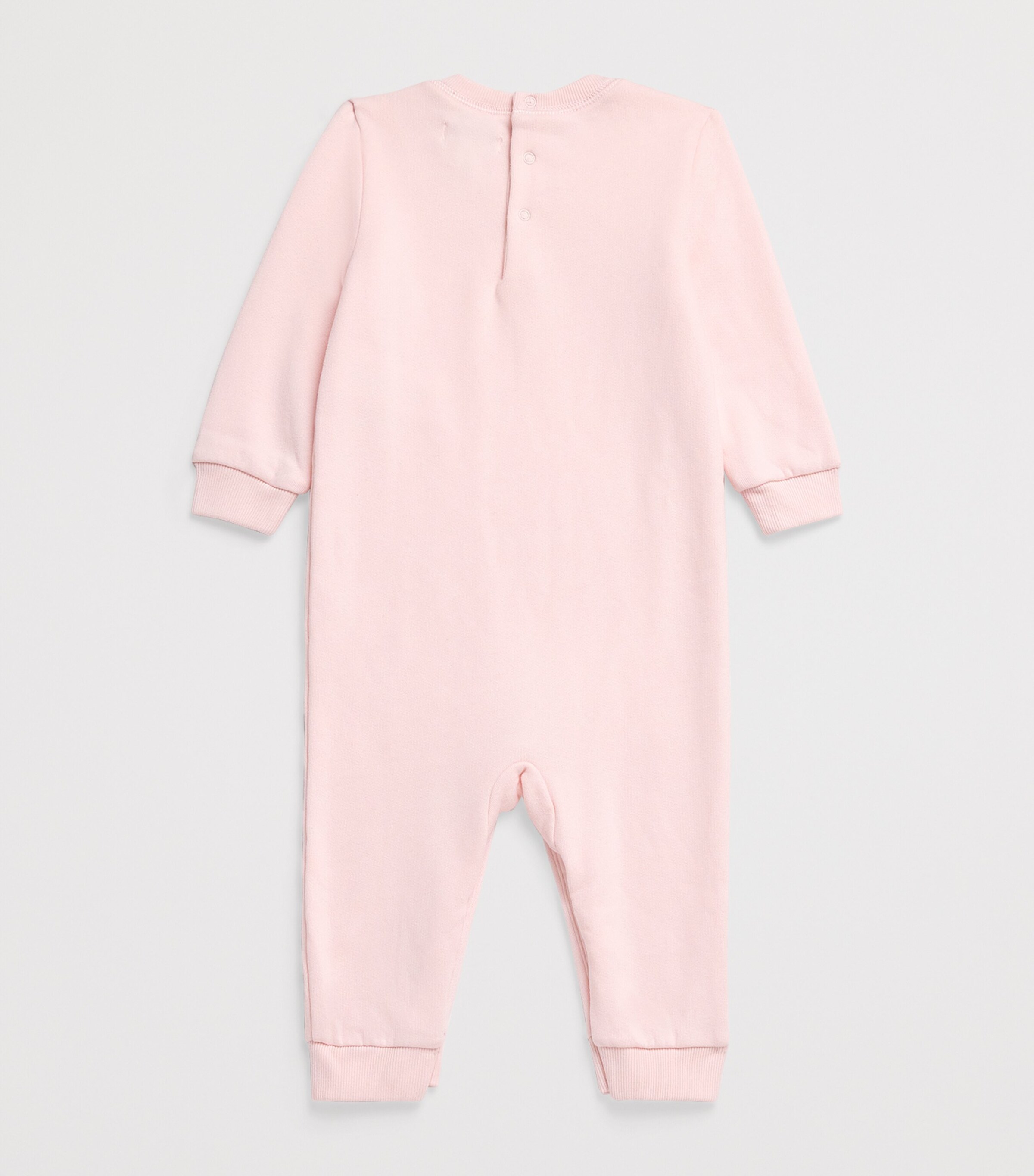 Ralph Lauren Kids Stretch-Cotton Bear All-In-One (3-9 Months) Delicate Pink Image 2