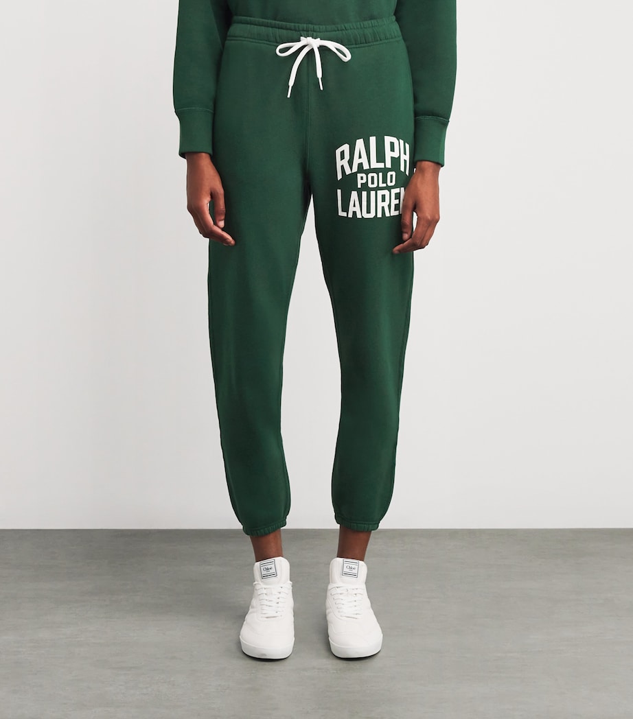 Cotton-Blend Logo Sweatpants NORTHWEST PINE Image 3