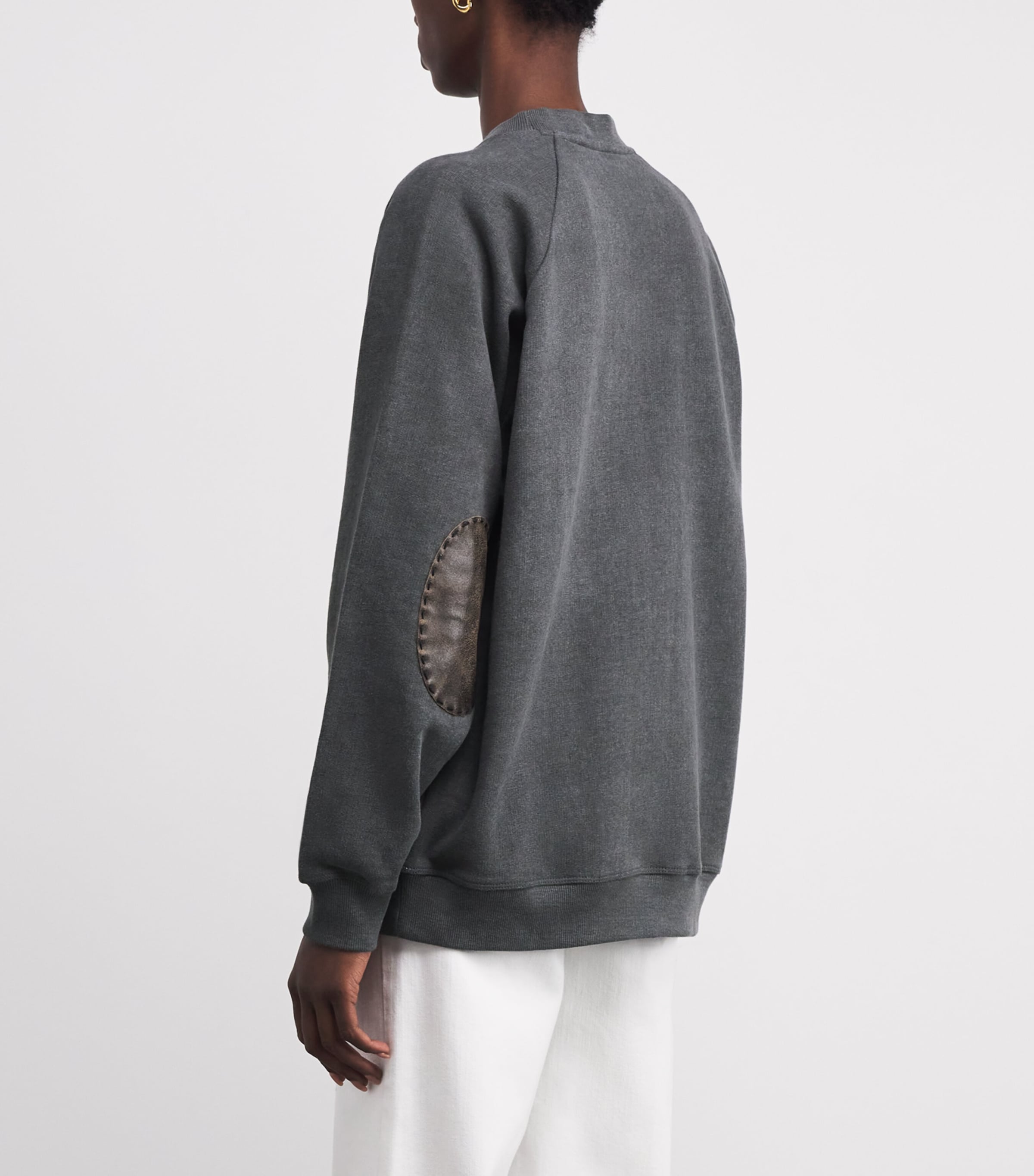 Cotton Scholar Sweatshirt WBLK WASHED BLA Image 4