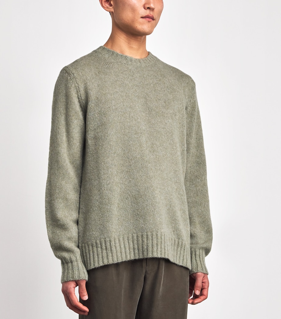 Merino Wool-Blend Lee Sweater VALLEY GREEN Image 3