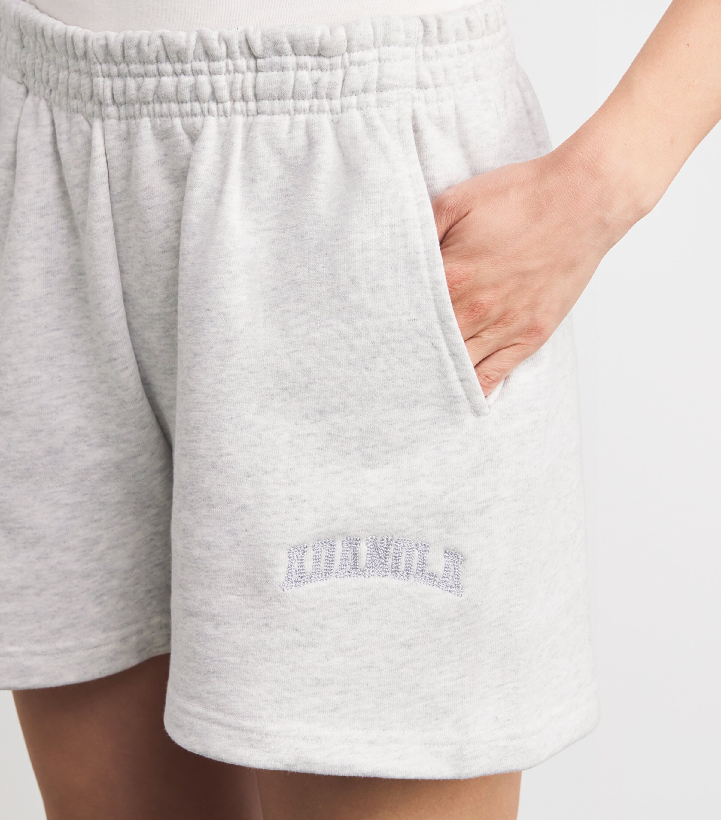 Adanola Organic Cotton Varsity Sweat Shorts | Harrods UK