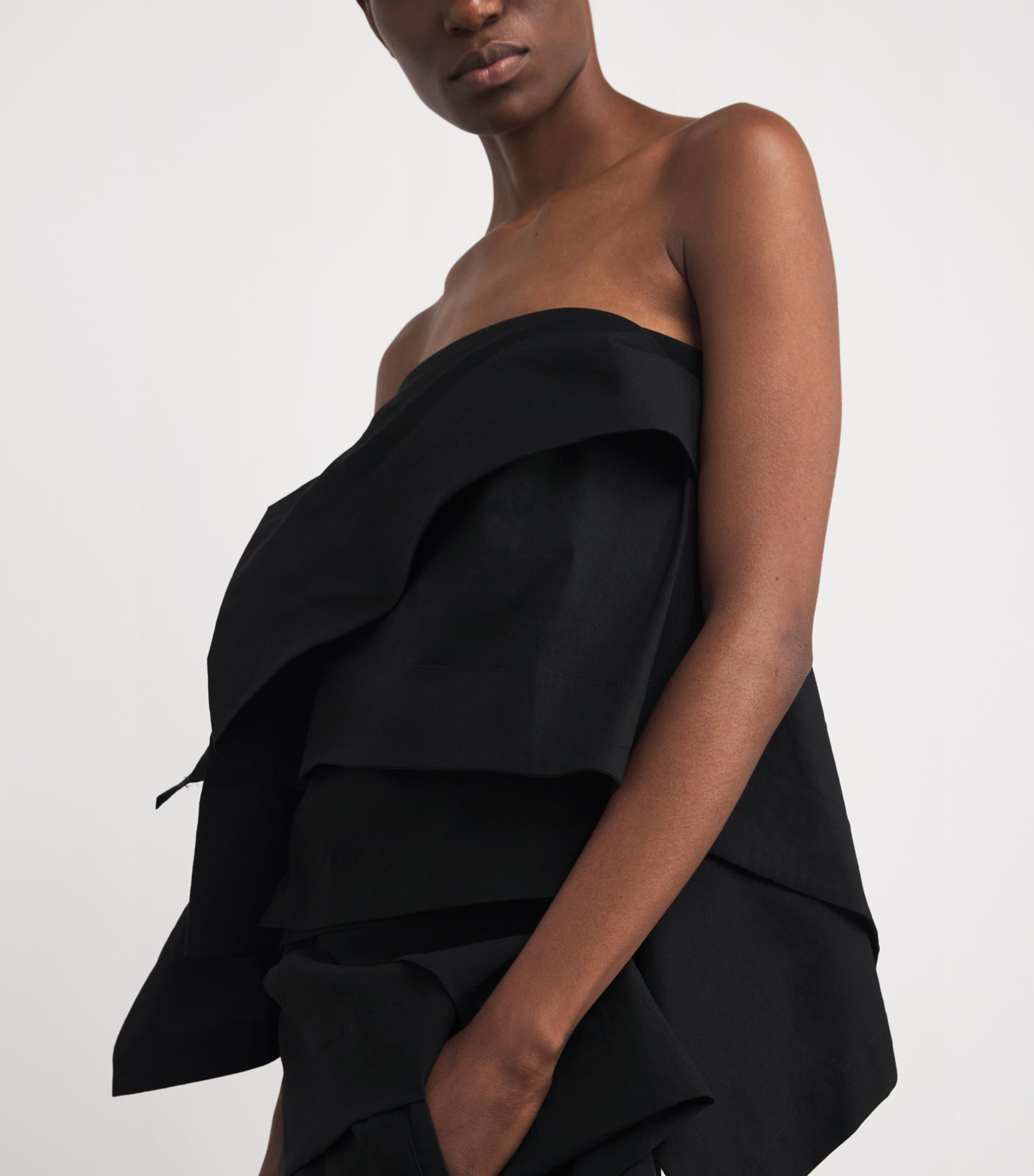 Collapsing Sculpture Top BLACK Image 6